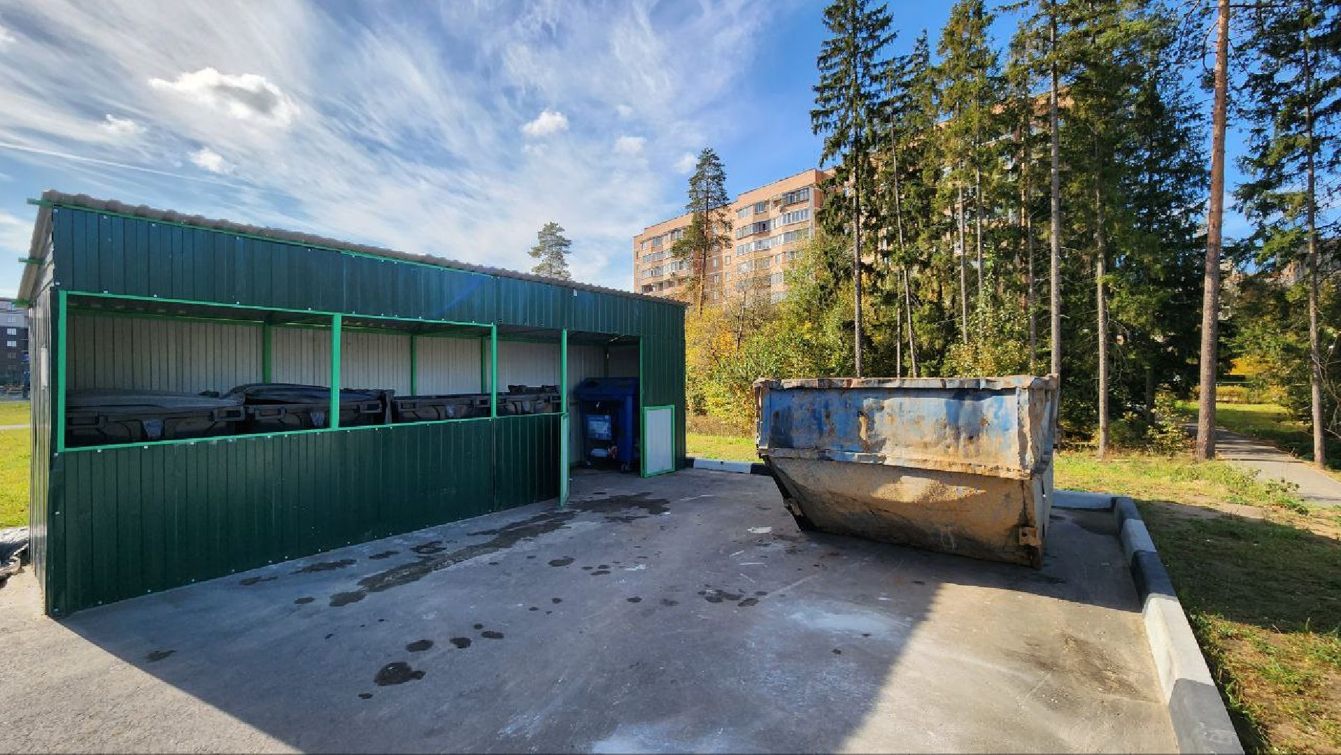 мусор, экология, контейнерная площадка, раздельный сбор мусора, Щелково,