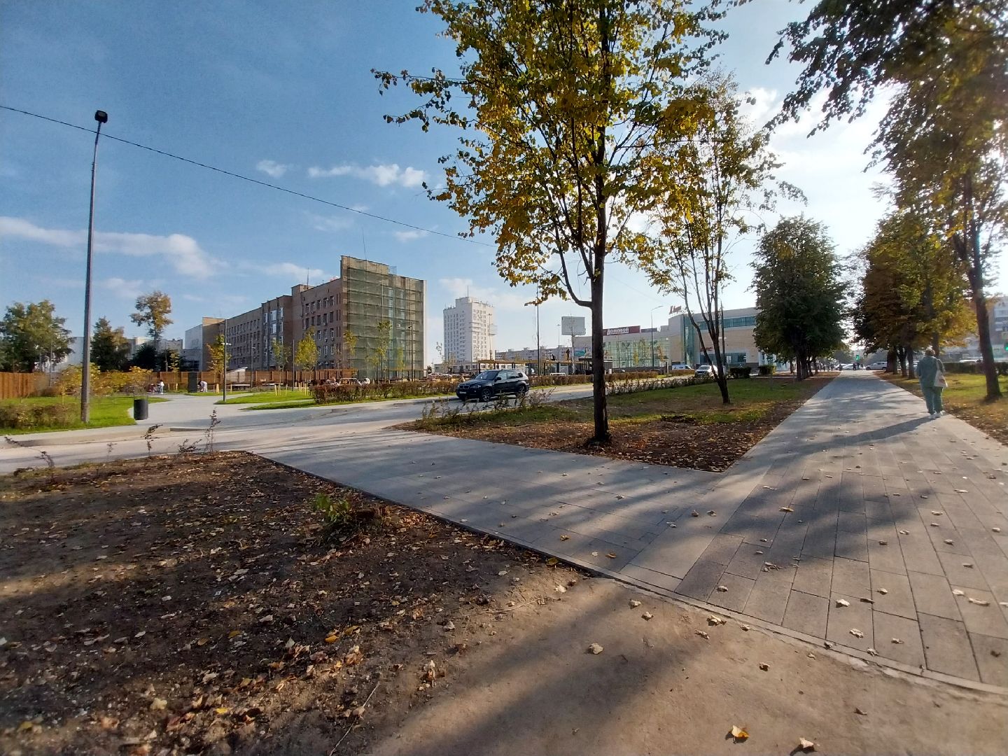 Коломна, сквер, благоустройство, тротуар, плитка,