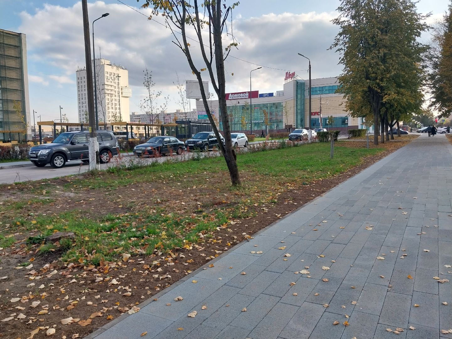 Коломна, сквер, благоустройство, тротуар, плитка,