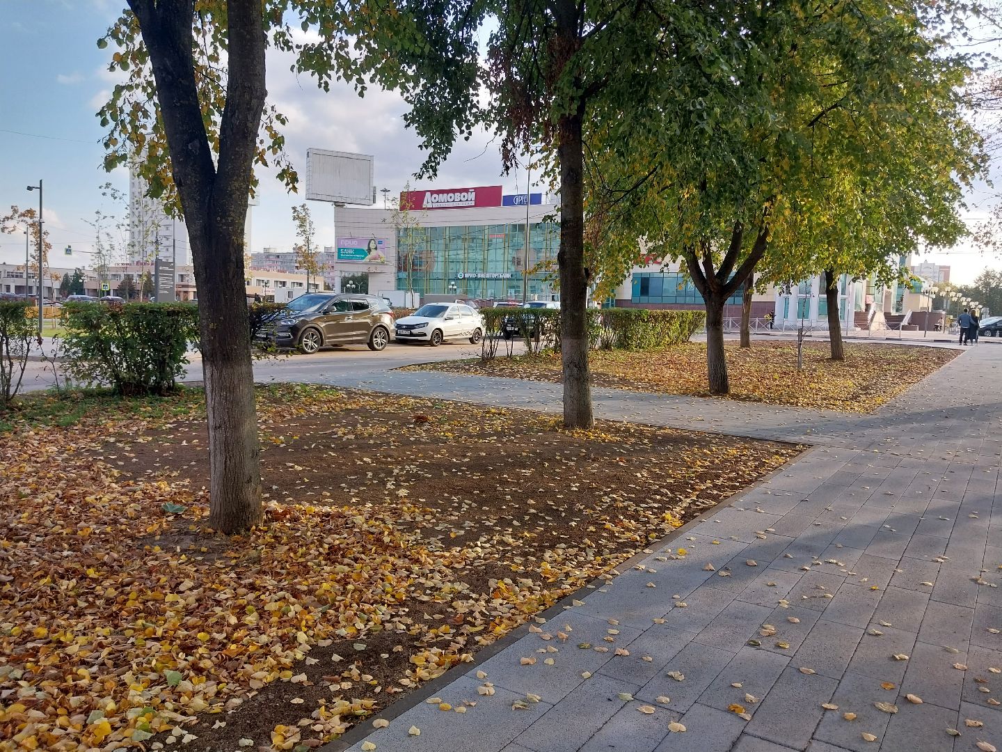 Коломна, сквер, благоустройство, тротуар, плитка,