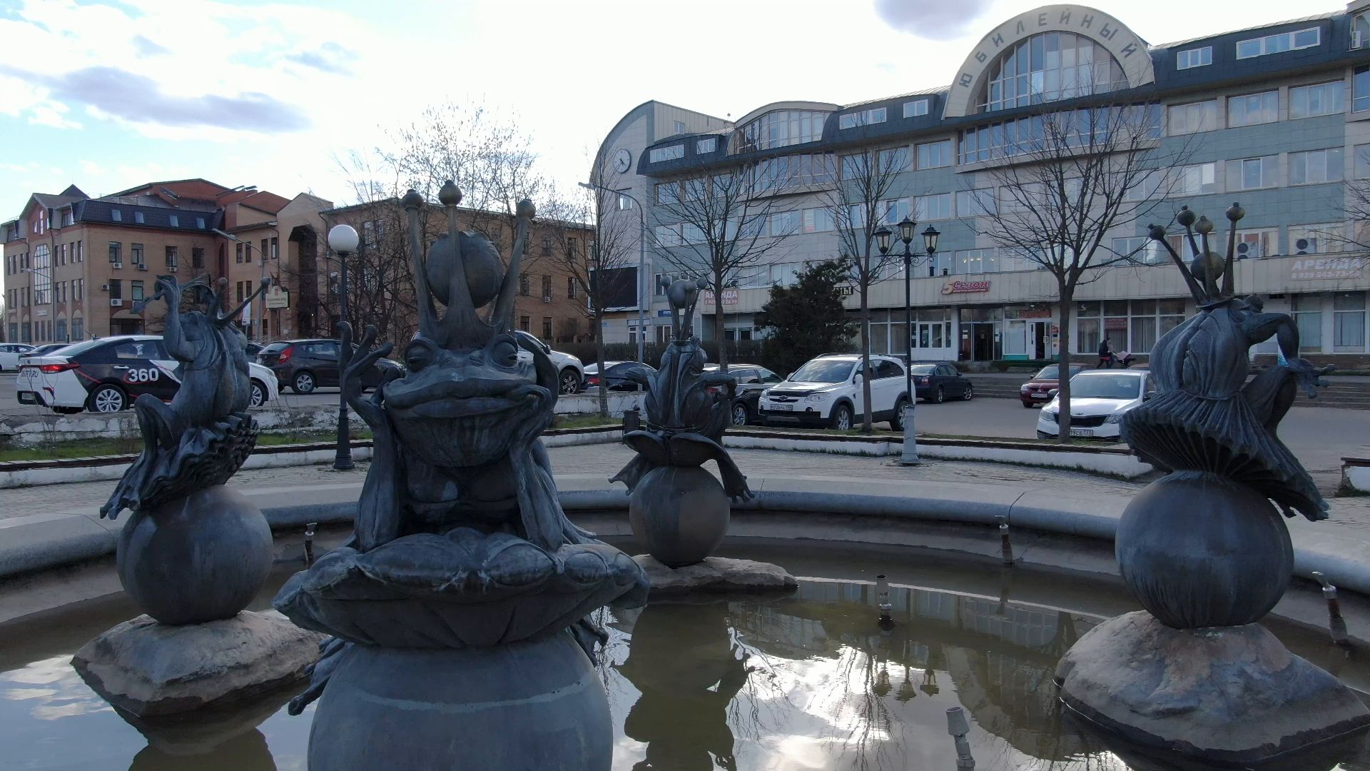 памятник, дмитров, кремль,видео с коптера,