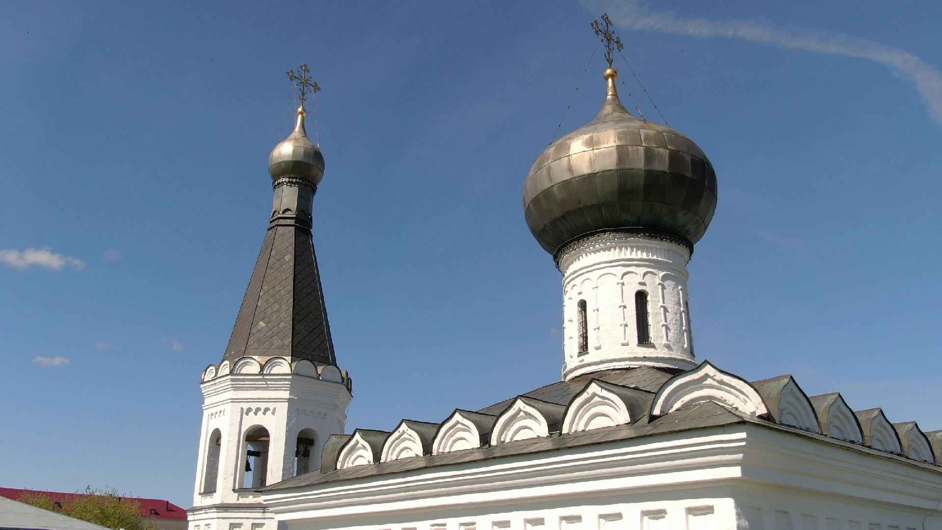 храм, клин, церковь,видео с коптера,