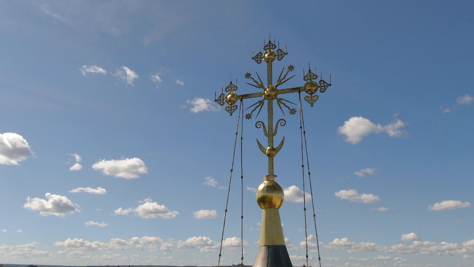 храм, клин, церковь,видео с коптера,