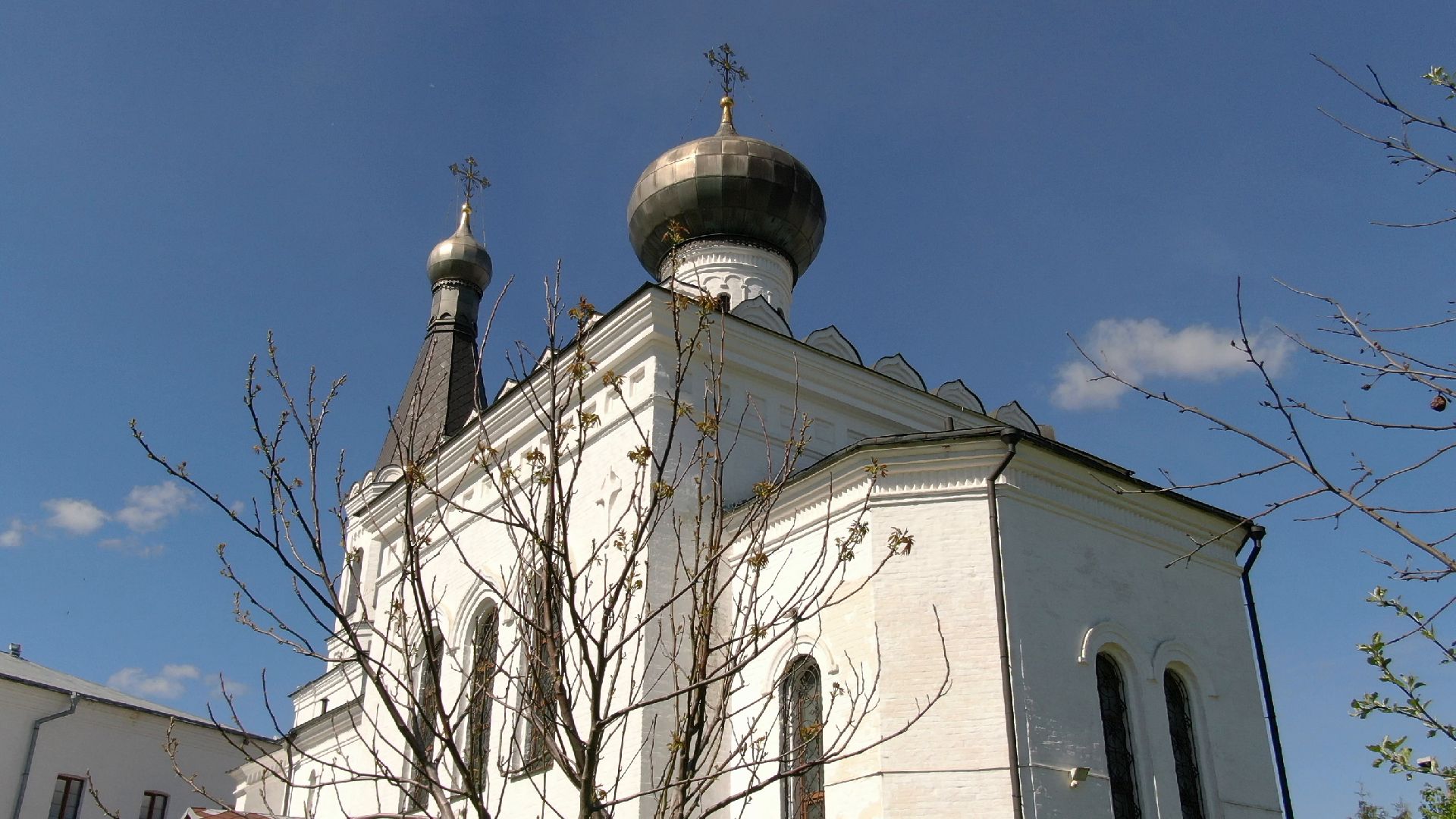храм, клин, церковь,видео с коптера,