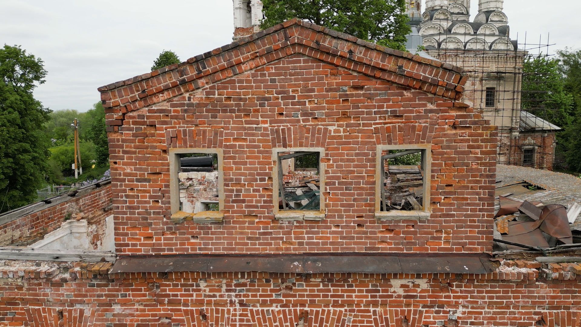 луховицы, корабль, орел,видео с коптера,