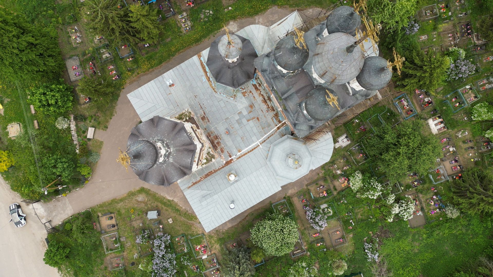 луховицы, корабль, орел,видео с коптера,