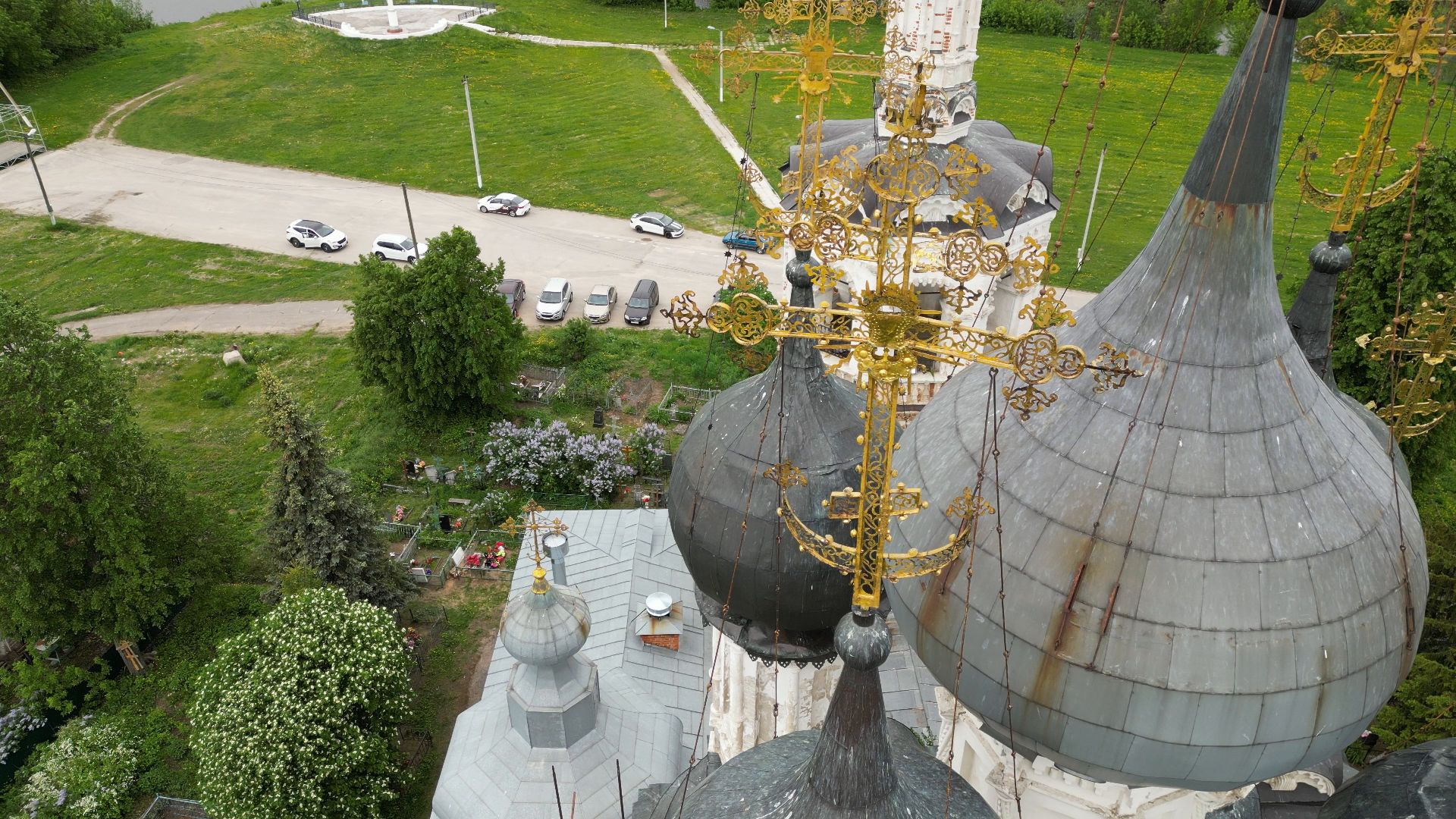 луховицы, корабль, орел,видео с коптера,