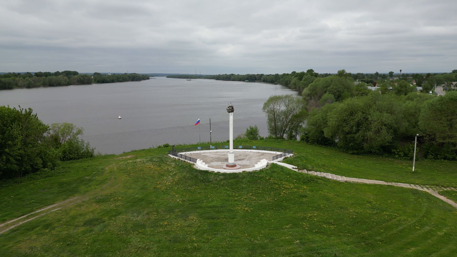 луховицы, корабль, орел,видео с коптера,