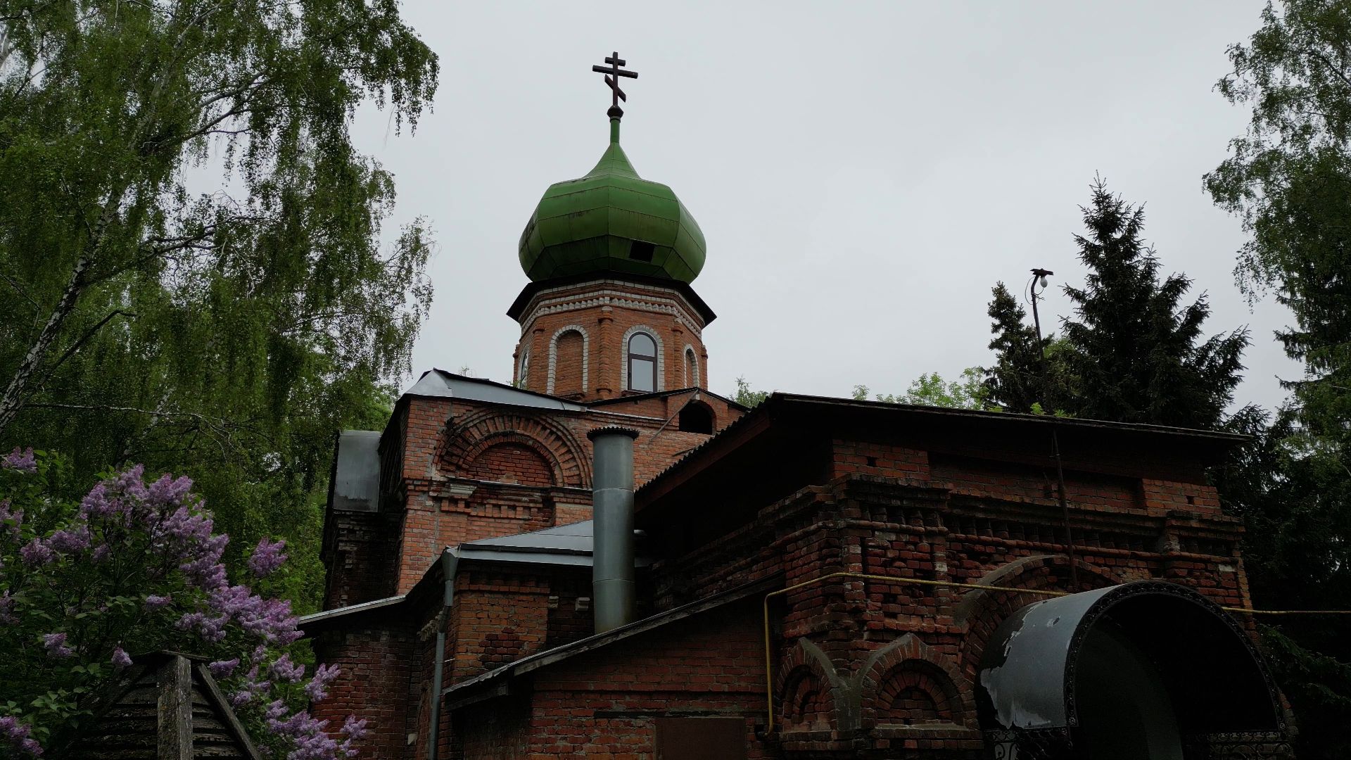 церковь, храм, луховицы,видео с коптера,