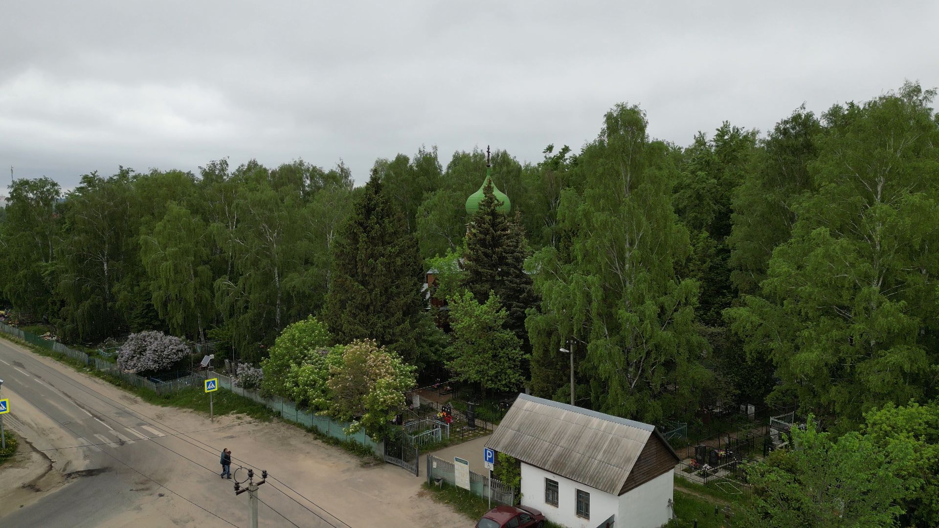 церковь, храм, луховицы,видео с коптера,