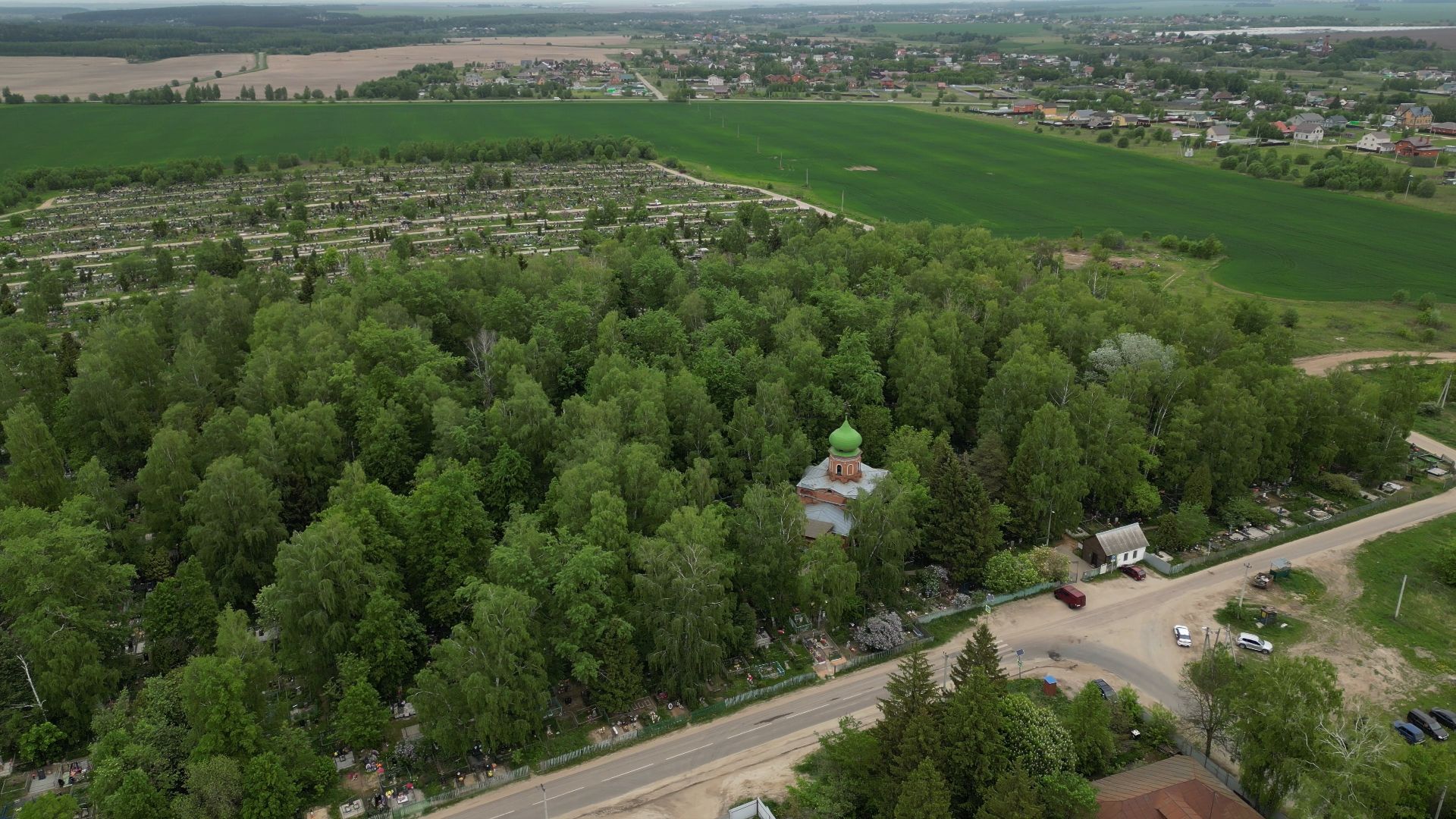 церковь, храм, луховицы,видео с коптера,