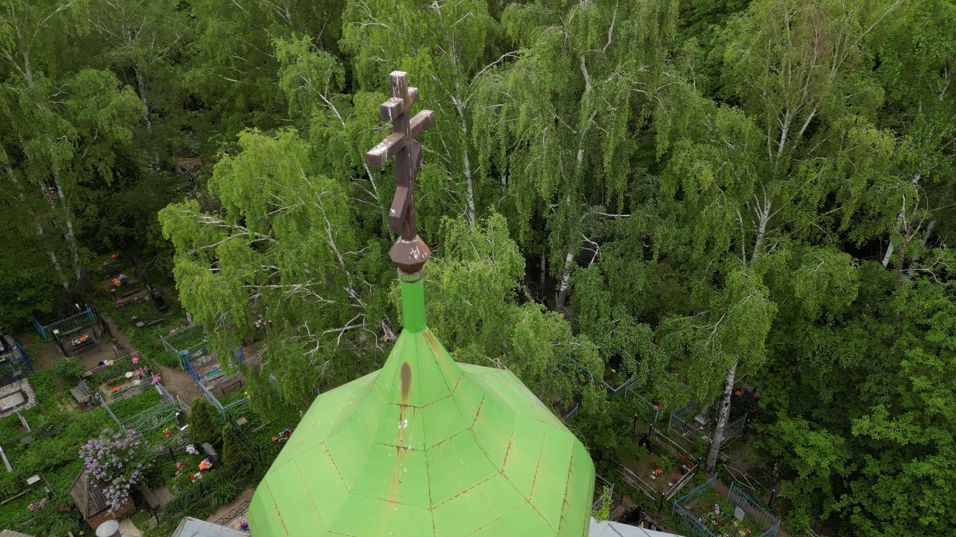 церковь, храм, луховицы,видео с коптера,