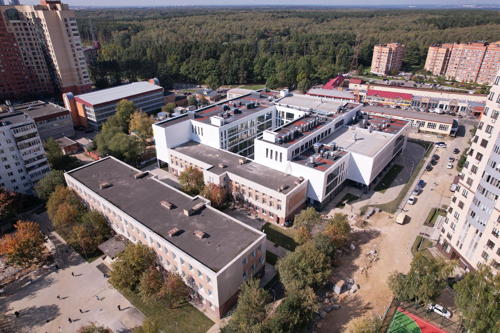 школа, одинцово, образование,видео с коптера,