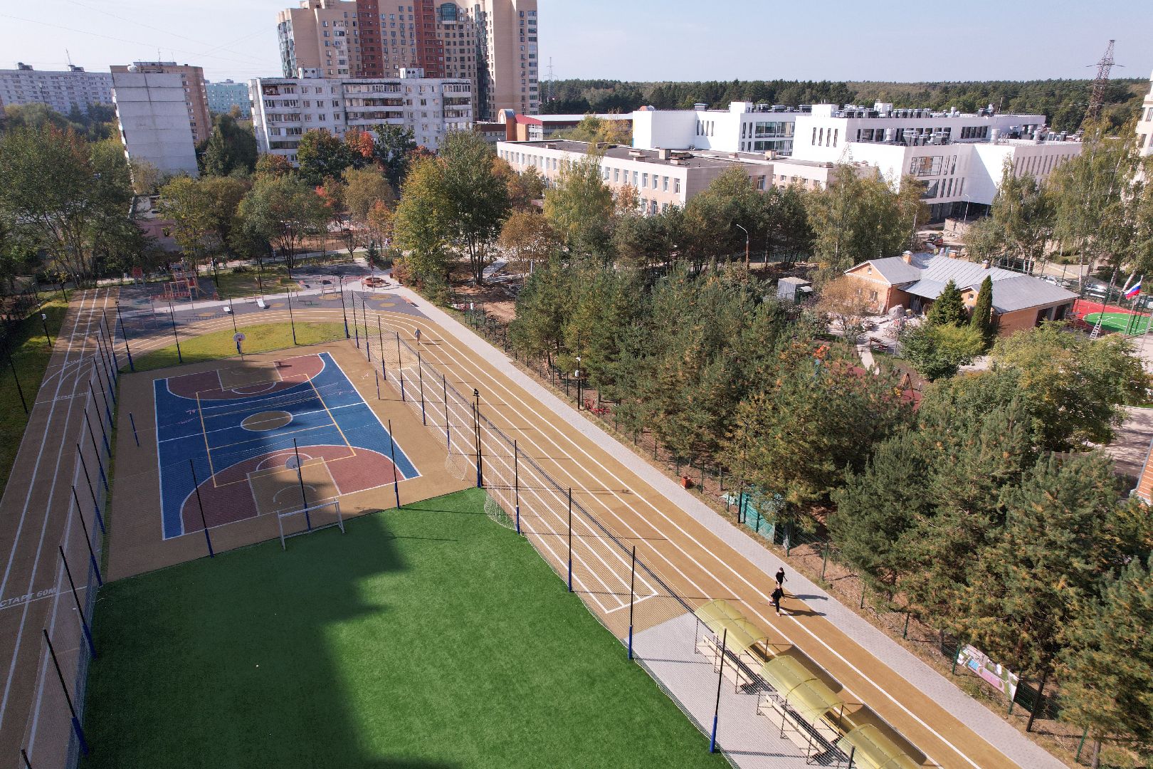 школа, одинцово, образование,видео с коптера,