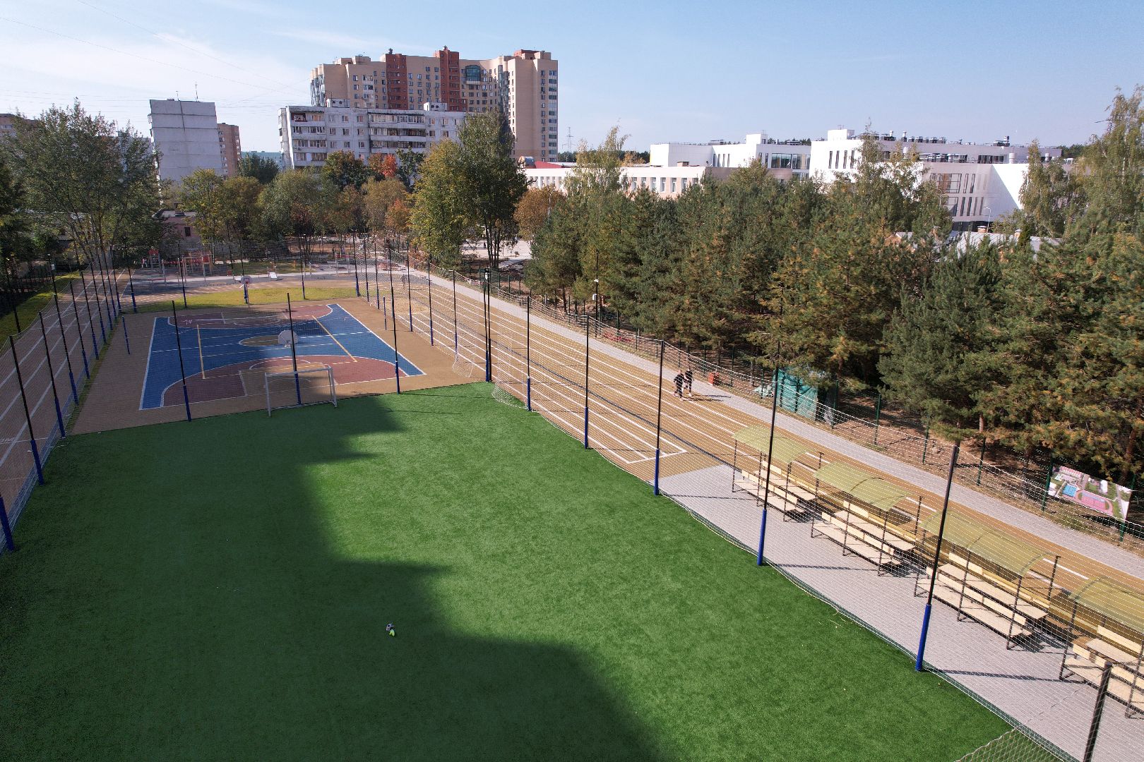 школа, одинцово, образование,видео с коптера,