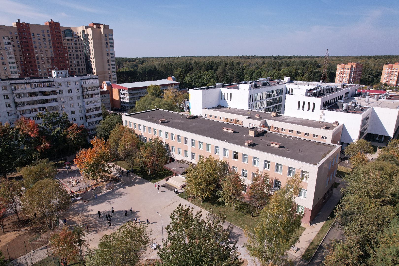 школа, одинцово, образование,видео с коптера,