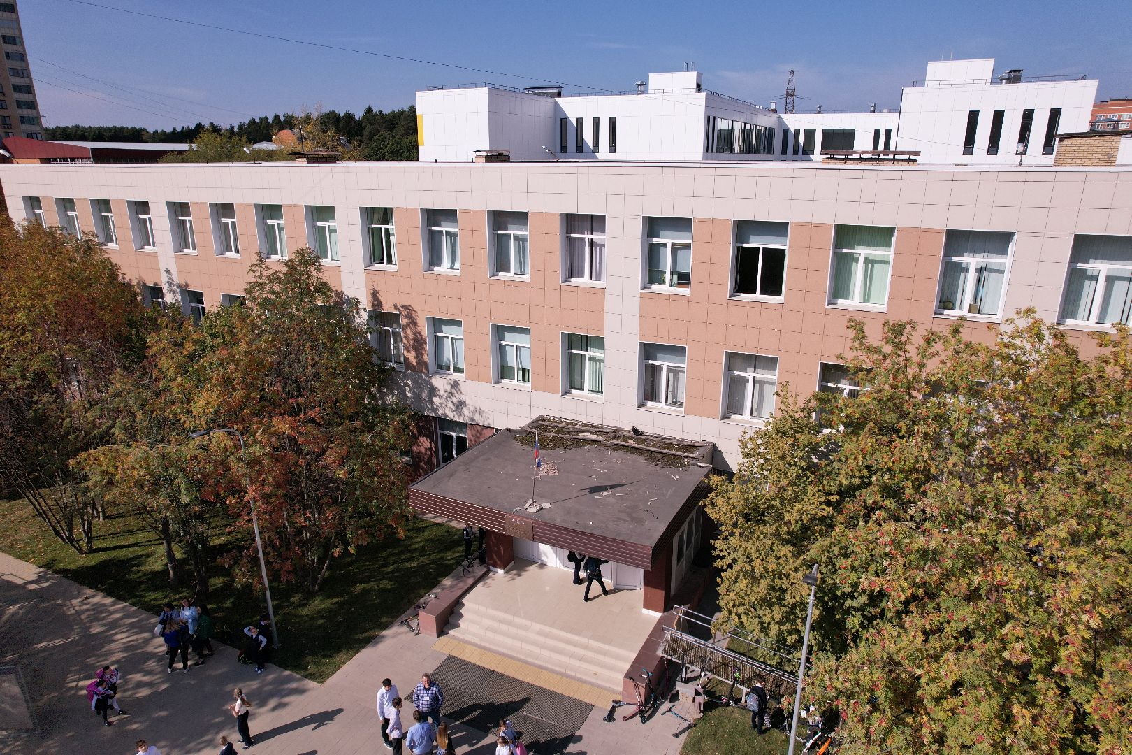 школа, одинцово, образование,видео с коптера,