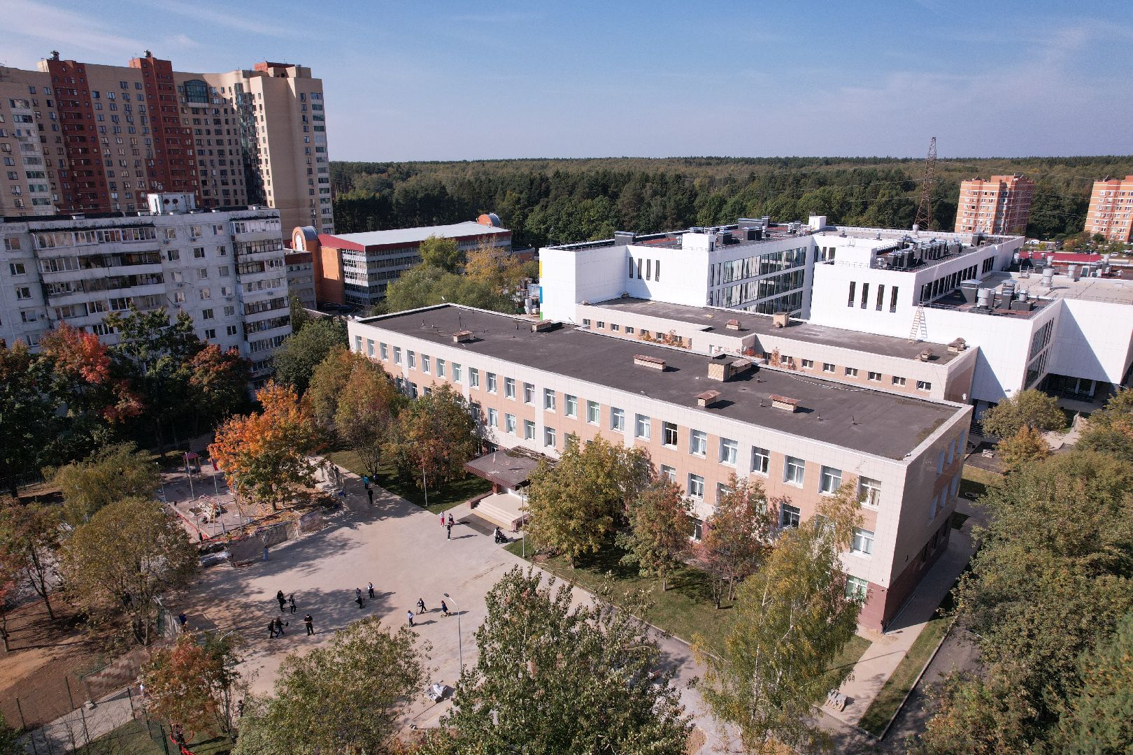 школа, одинцово, образование,видео с коптера,