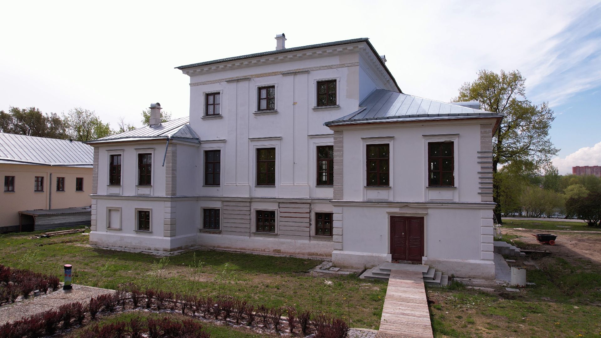 лажечников, воскресенск, усадьба,видео с коптера,