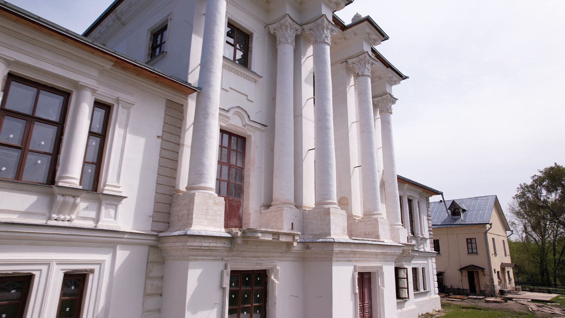 лажечников, воскресенск, усадьба,видео с коптера,