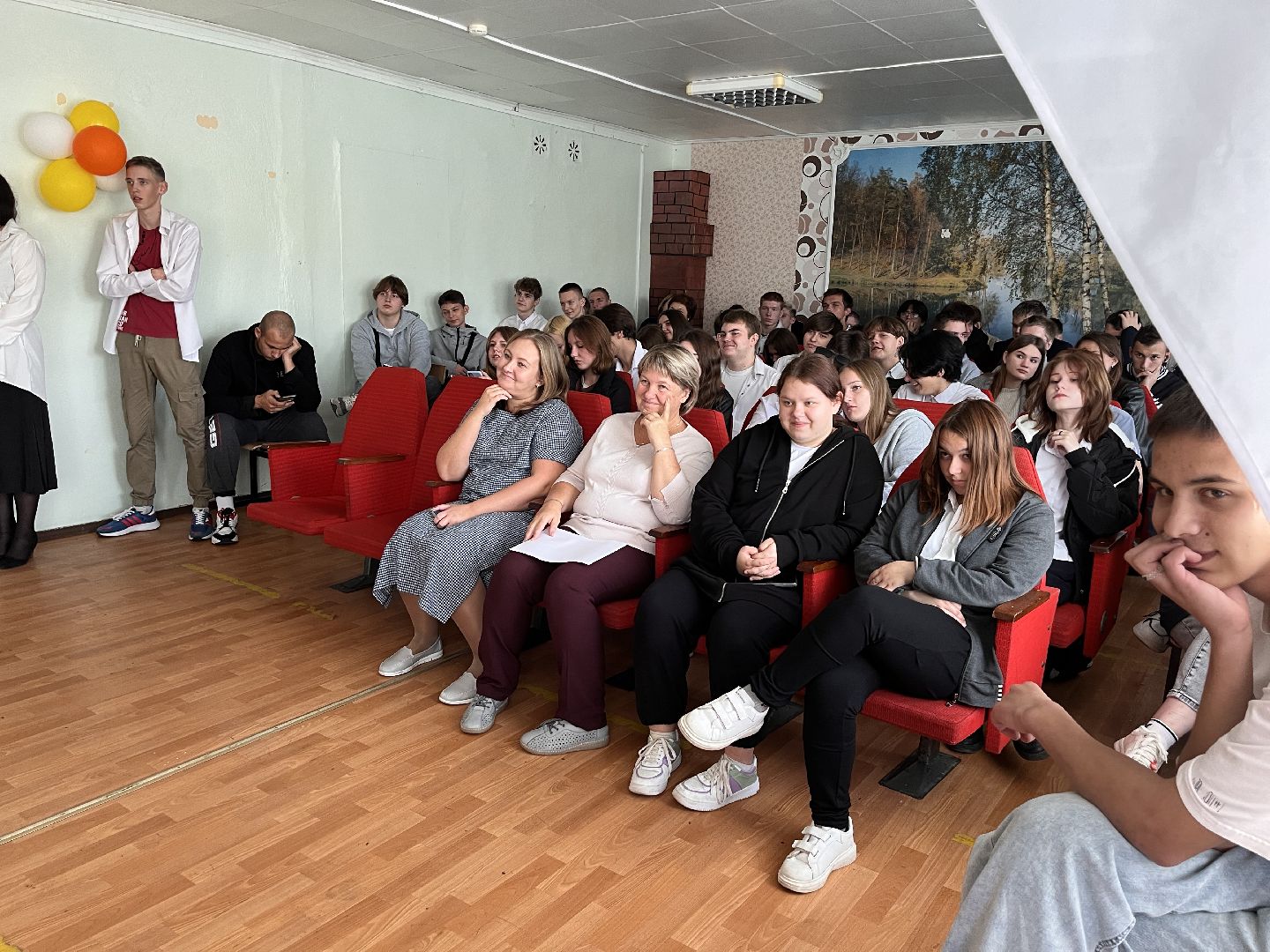 Шаховская, студенты, колледж, праздник, концерт,