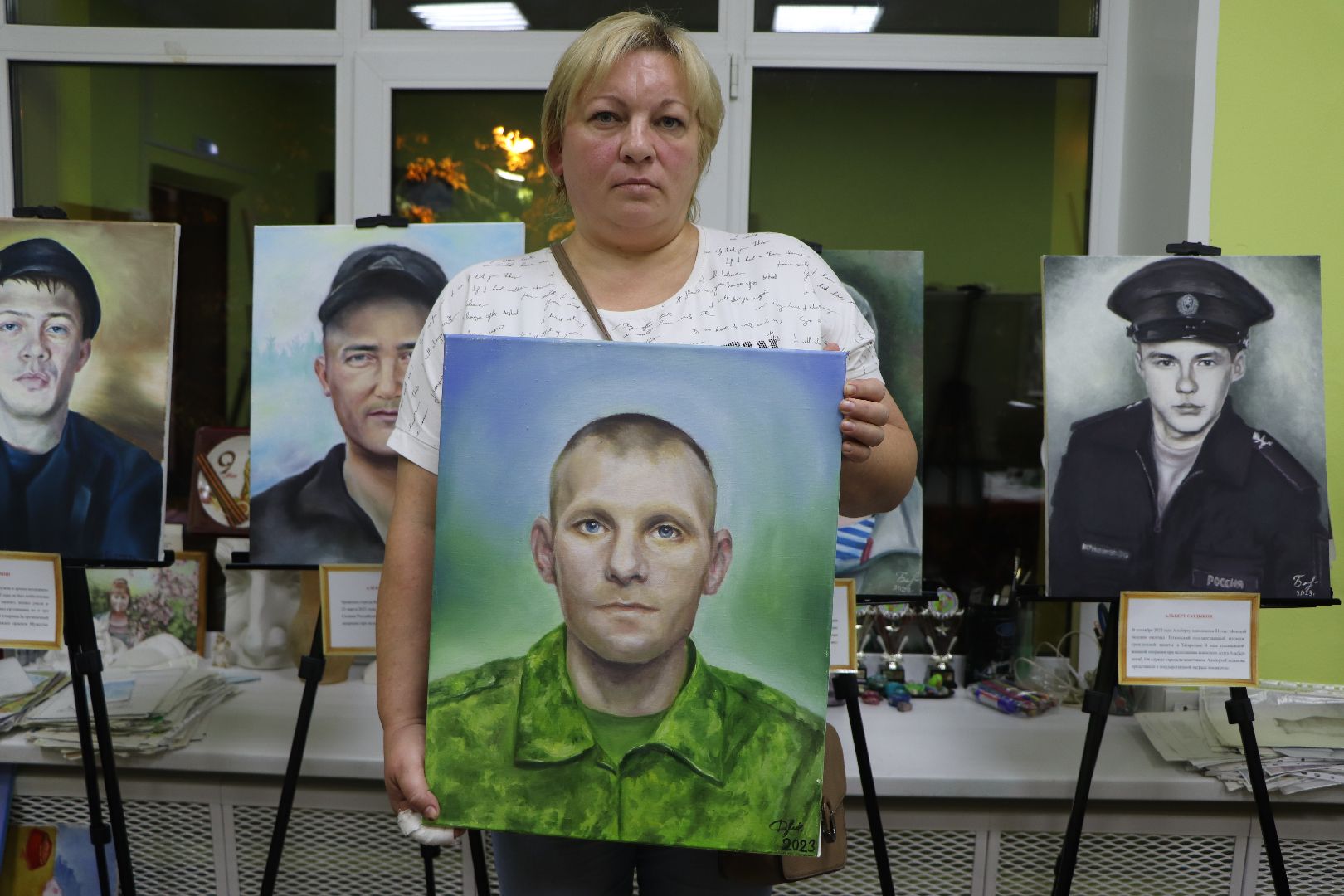 волоколамск, картина, портрет, сво, подарок семье погибшего,