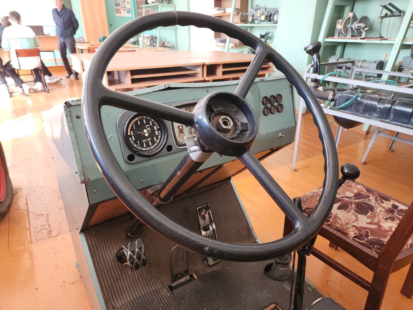 Кашира, тарасковская школа, трактор, беларус, производственное обучение, сельское хозяйство,