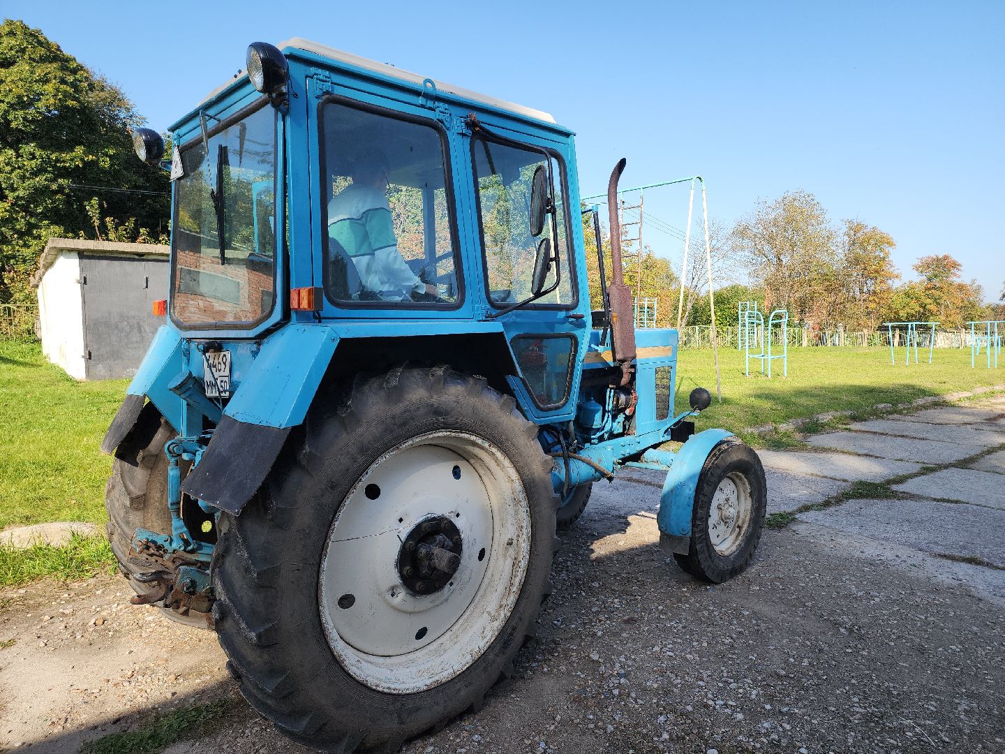 Кашира, тарасковская школа, трактор, беларус, производственное обучение, сельское хозяйство,