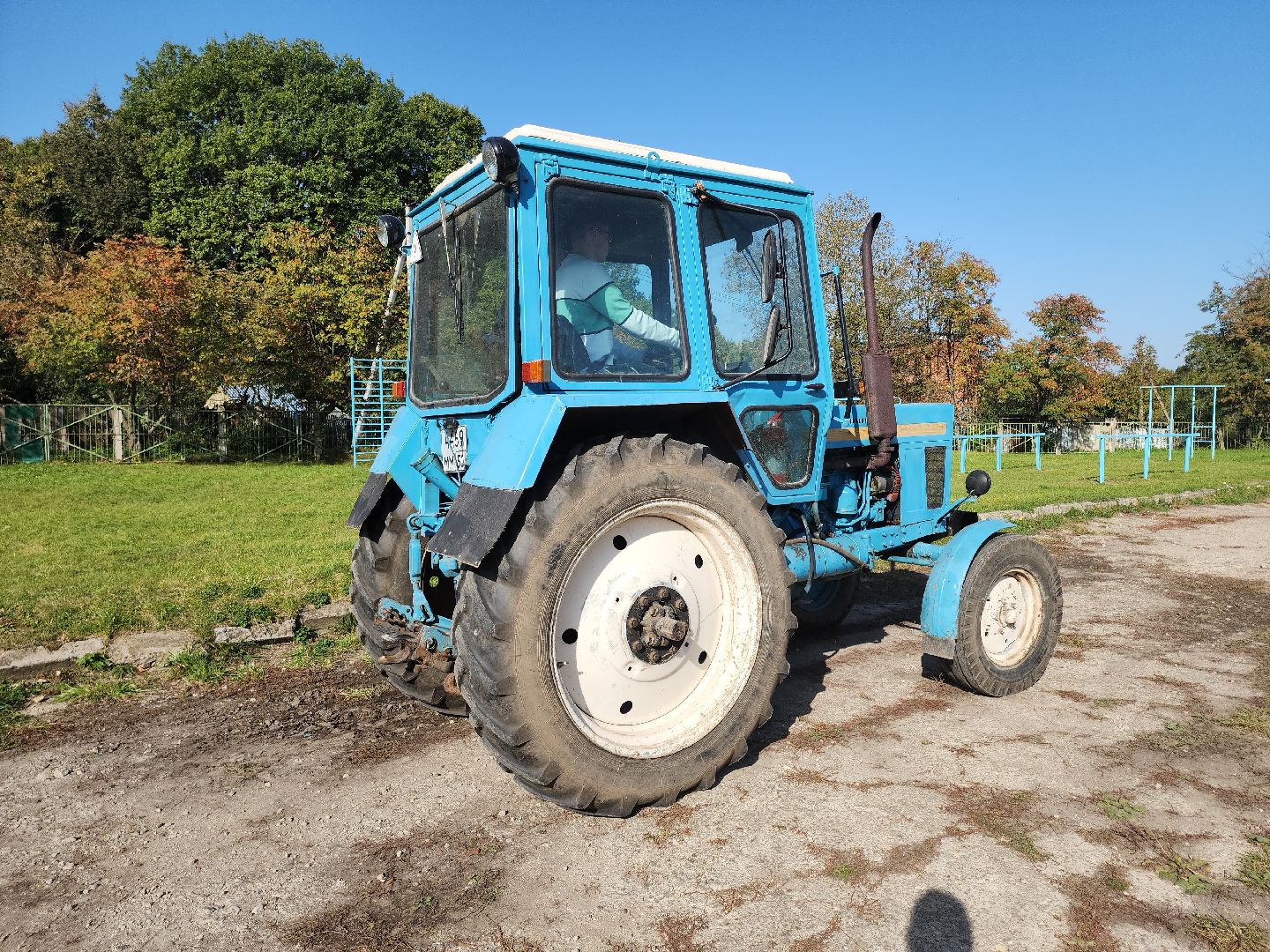 Кашира, тарасковская школа, трактор, беларус, производственное обучение, сельское хозяйство,