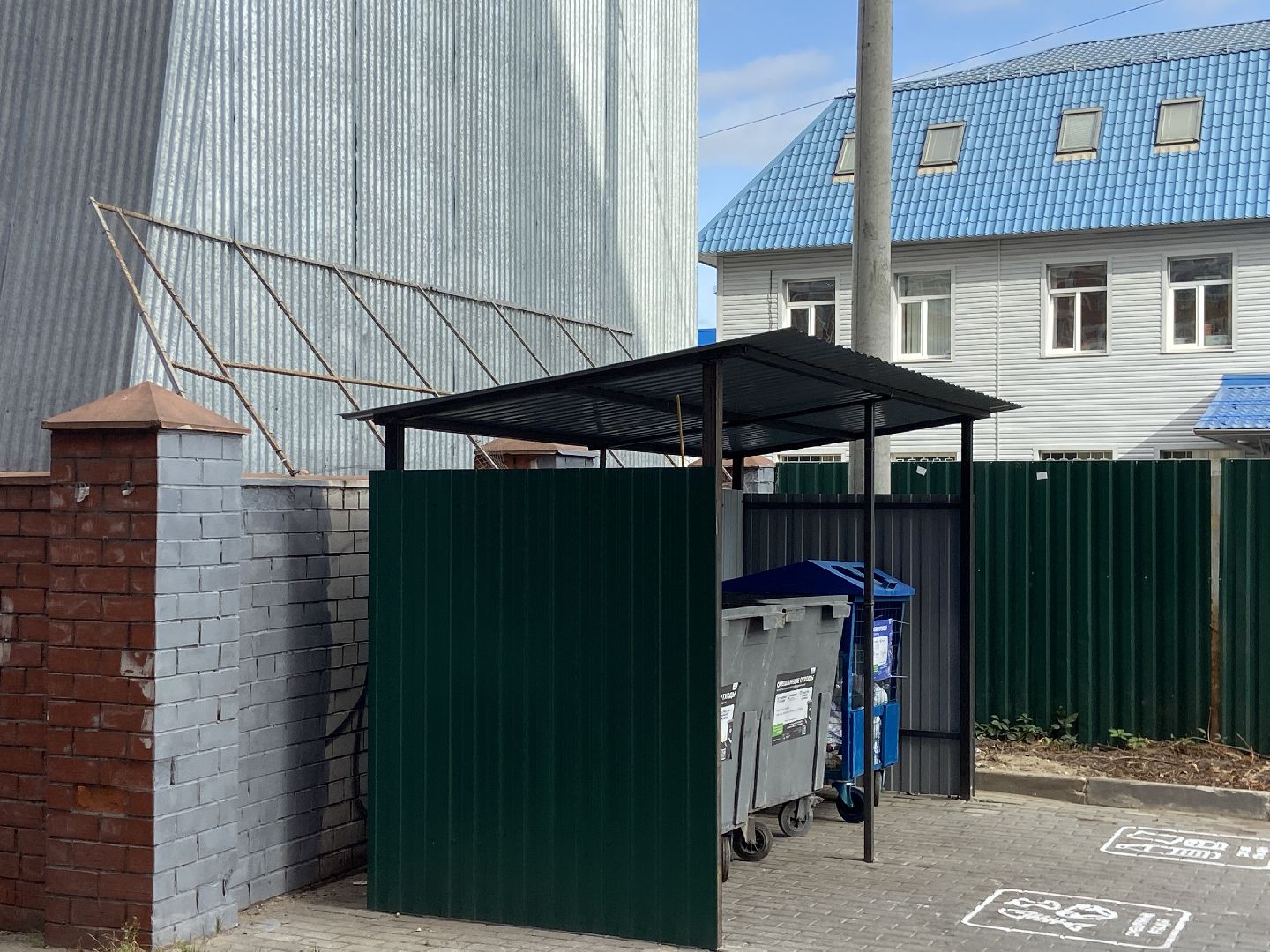 мусор, контейнерная площадка,