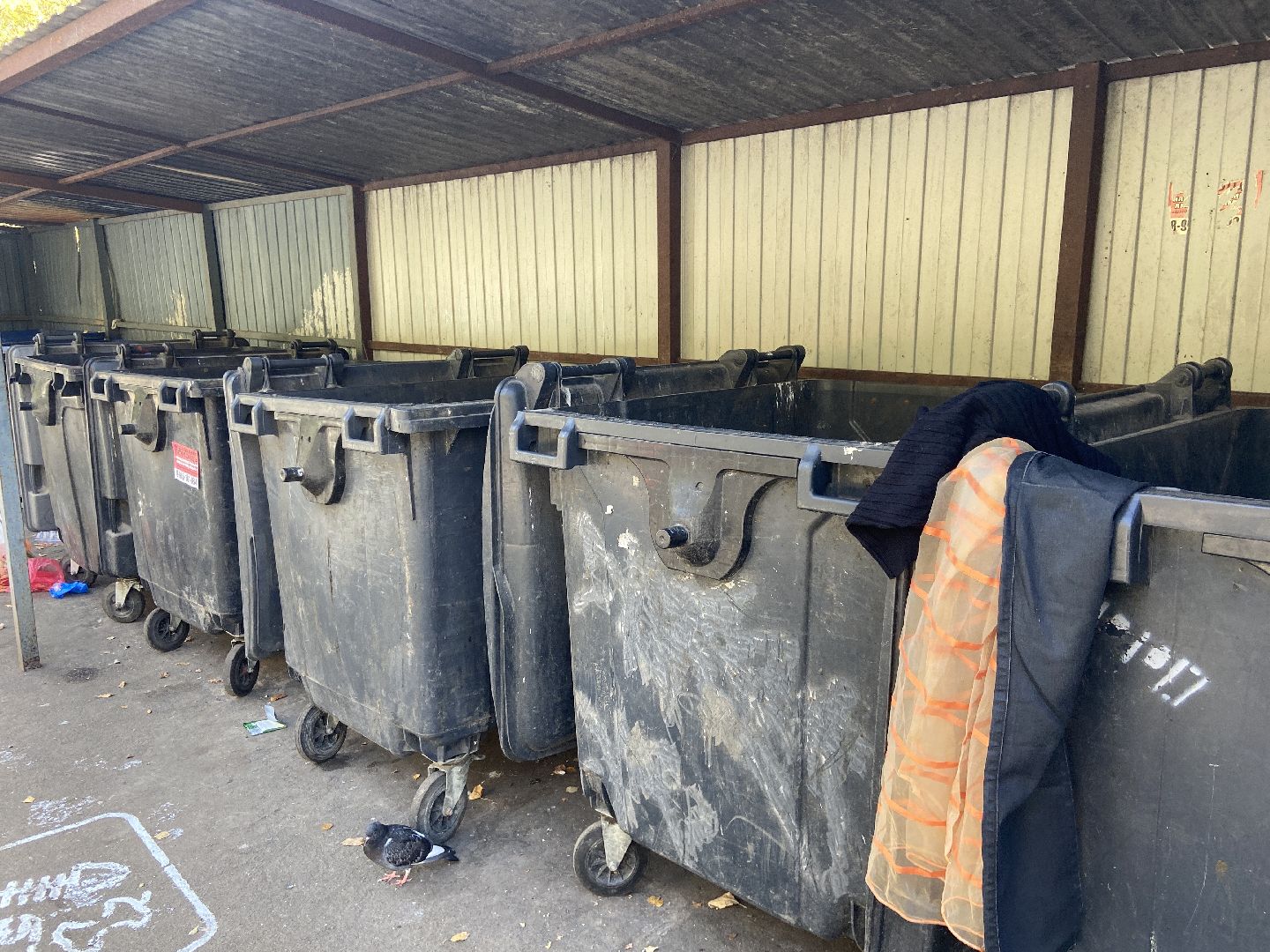 мусор, контейнерная площадка,