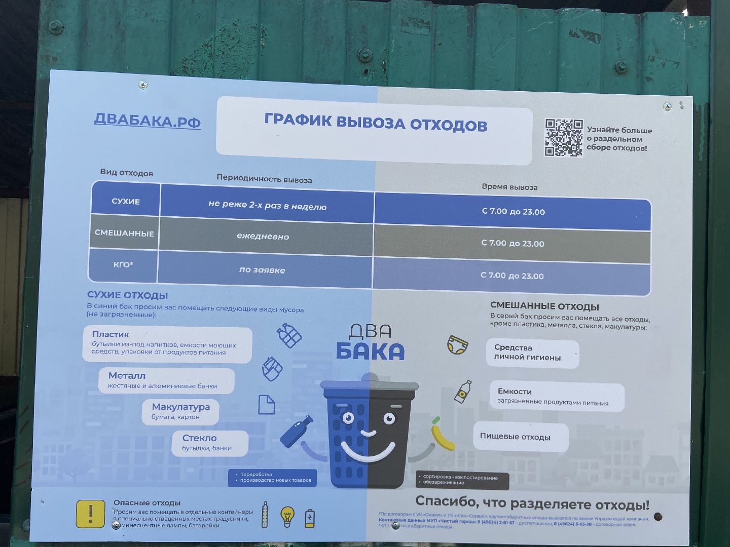 мусор, контейнерная площадка,