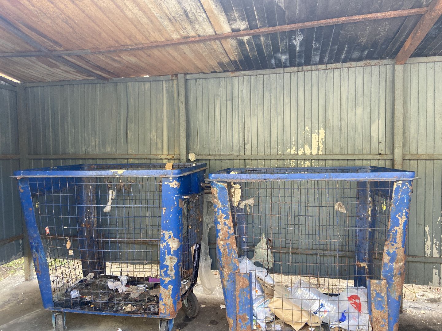 мусор, контейнерная площадка,