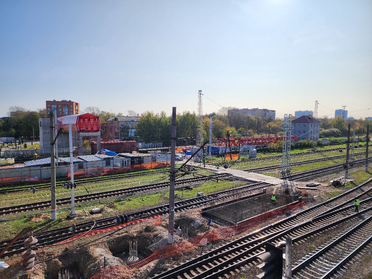 серпухов, подмосковье, мост, вокзал,