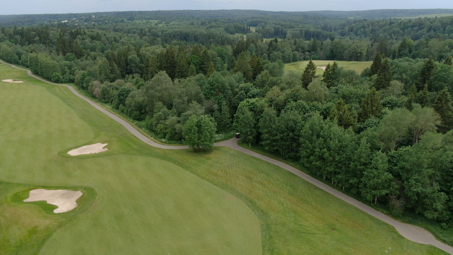 дмитров, гольф, поля,видео с коптера,