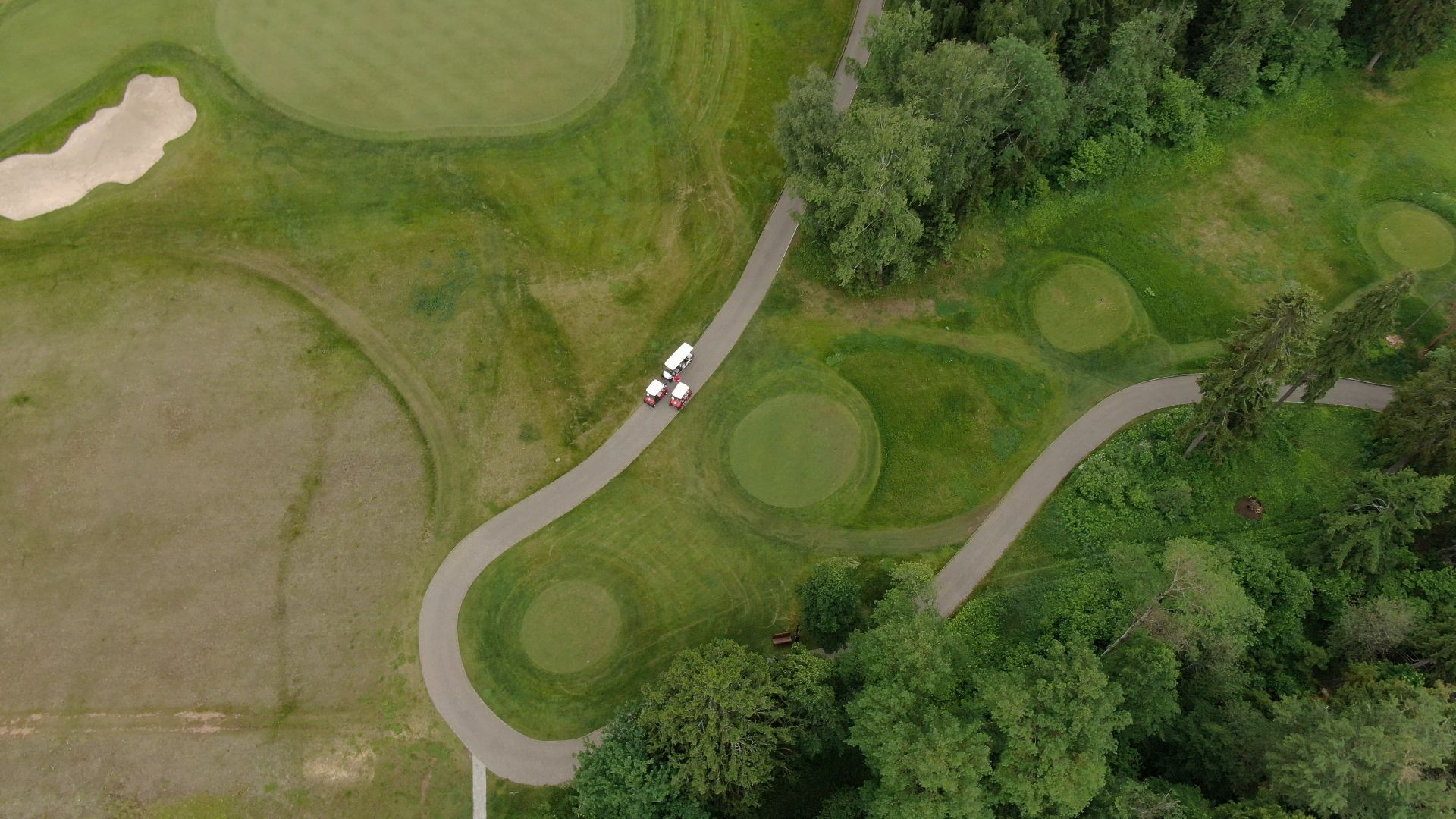 дмитров, гольф, поля,видео с коптера,