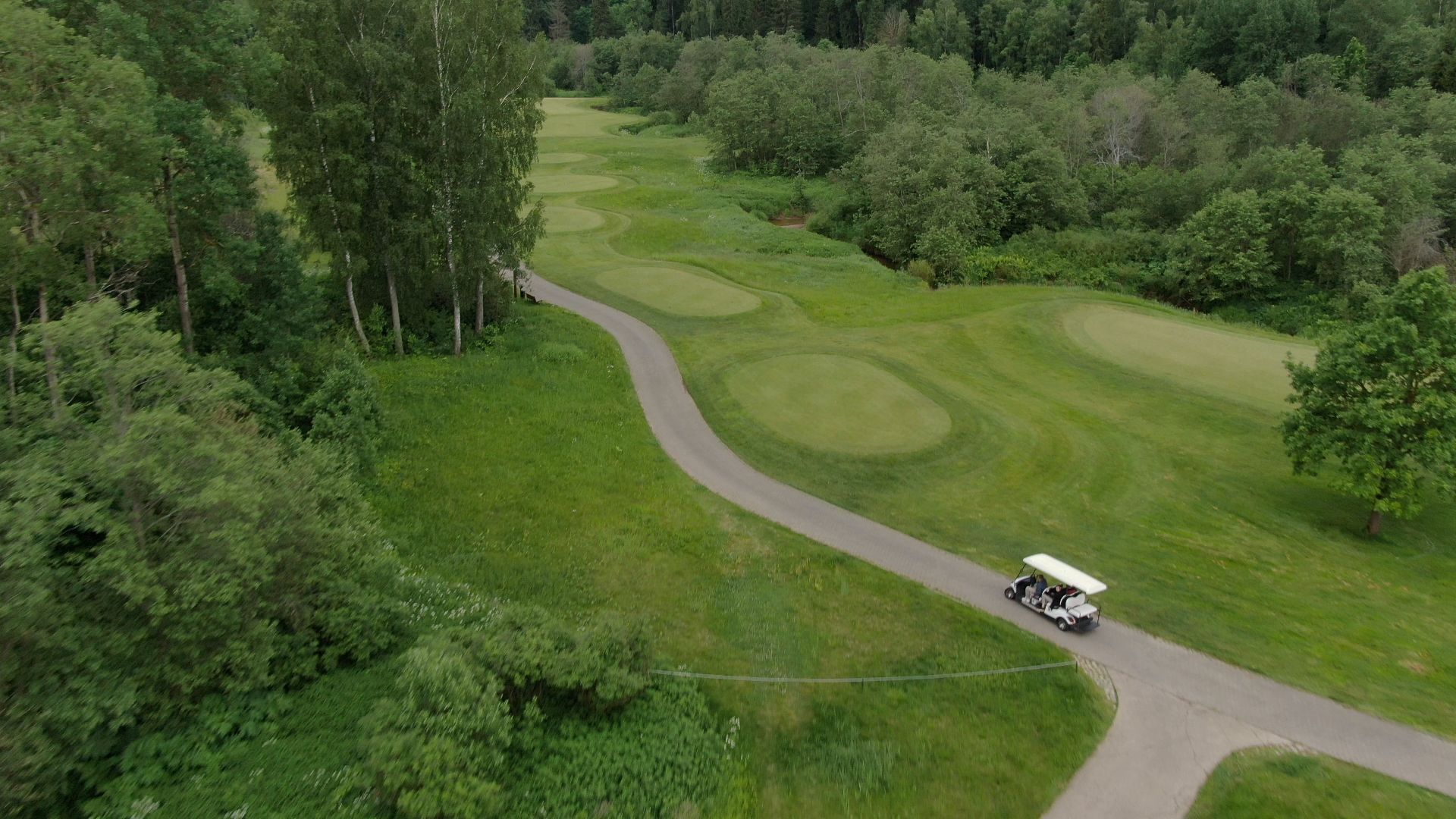 дмитров, гольф, поля,видео с коптера,
