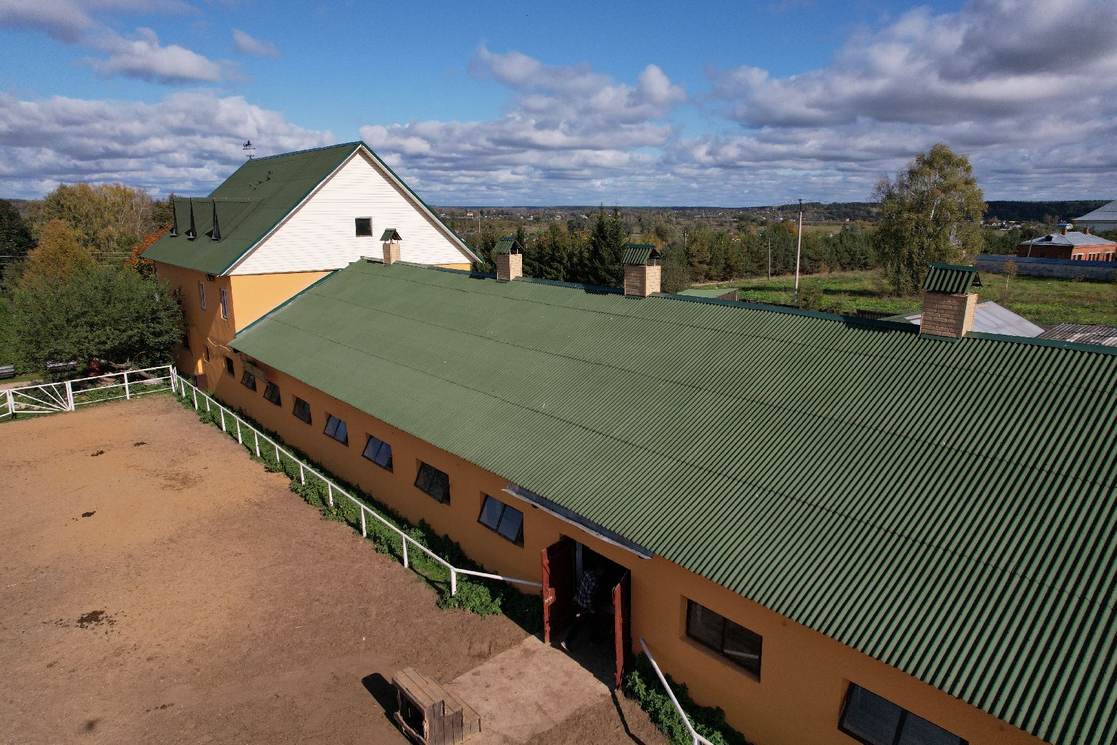 ранчо, туризм, можайск, кони,видео с коптера,