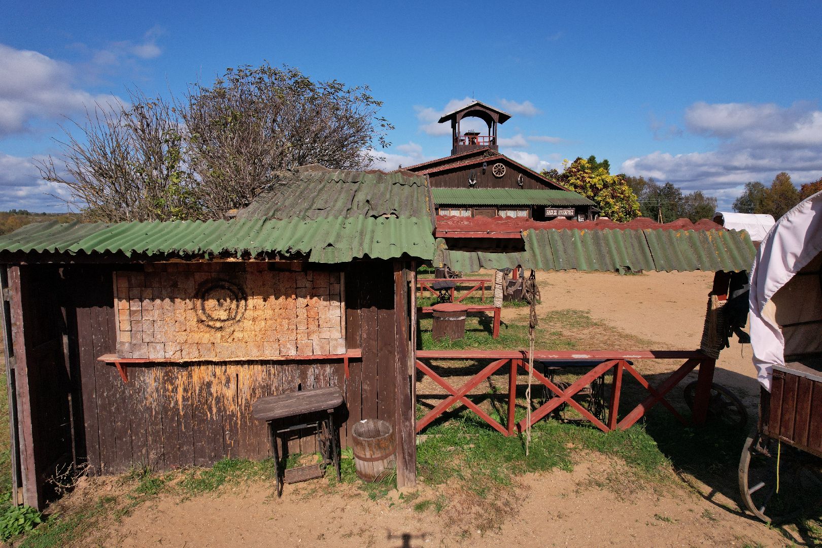 ранчо, туризм, можайск, кони,видео с коптера,