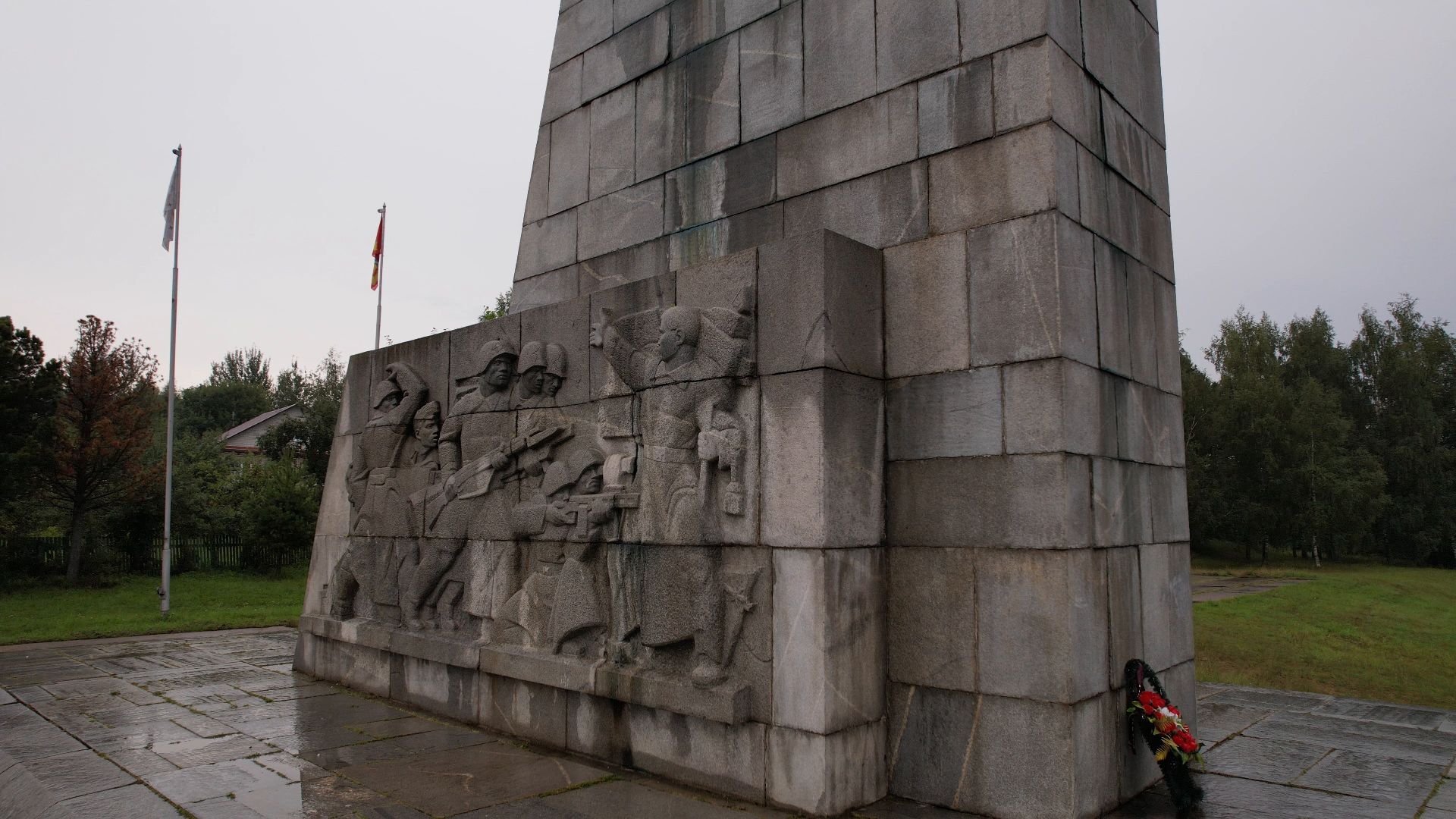 война, вов, яхрома, памятник,видео с коптера,