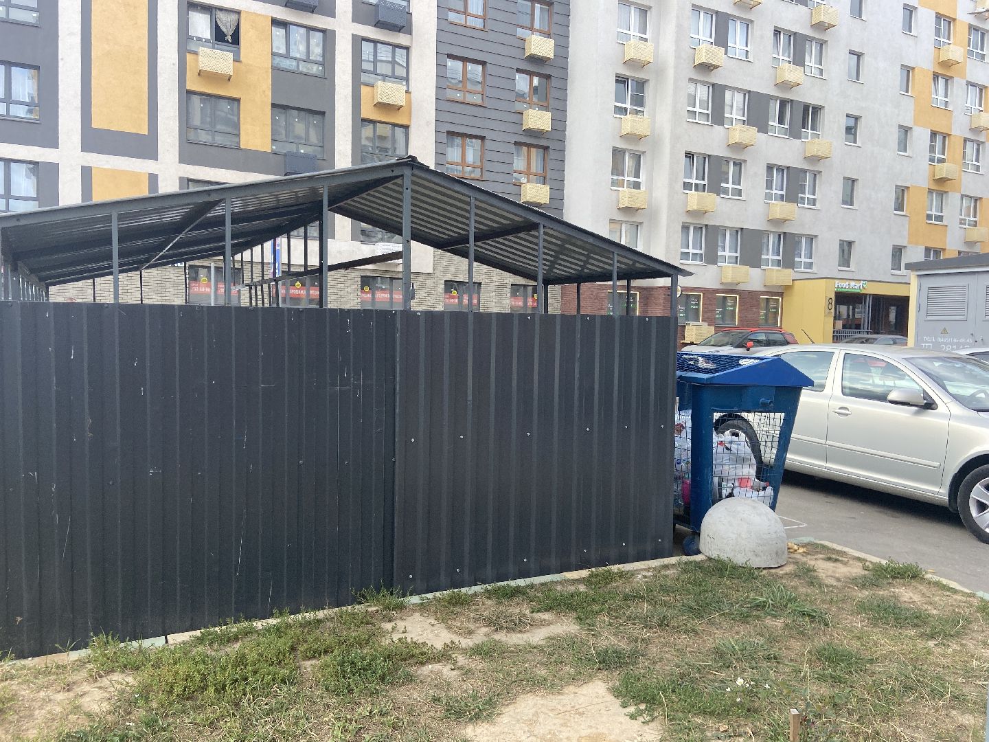 мусор, контейнерная площадка,