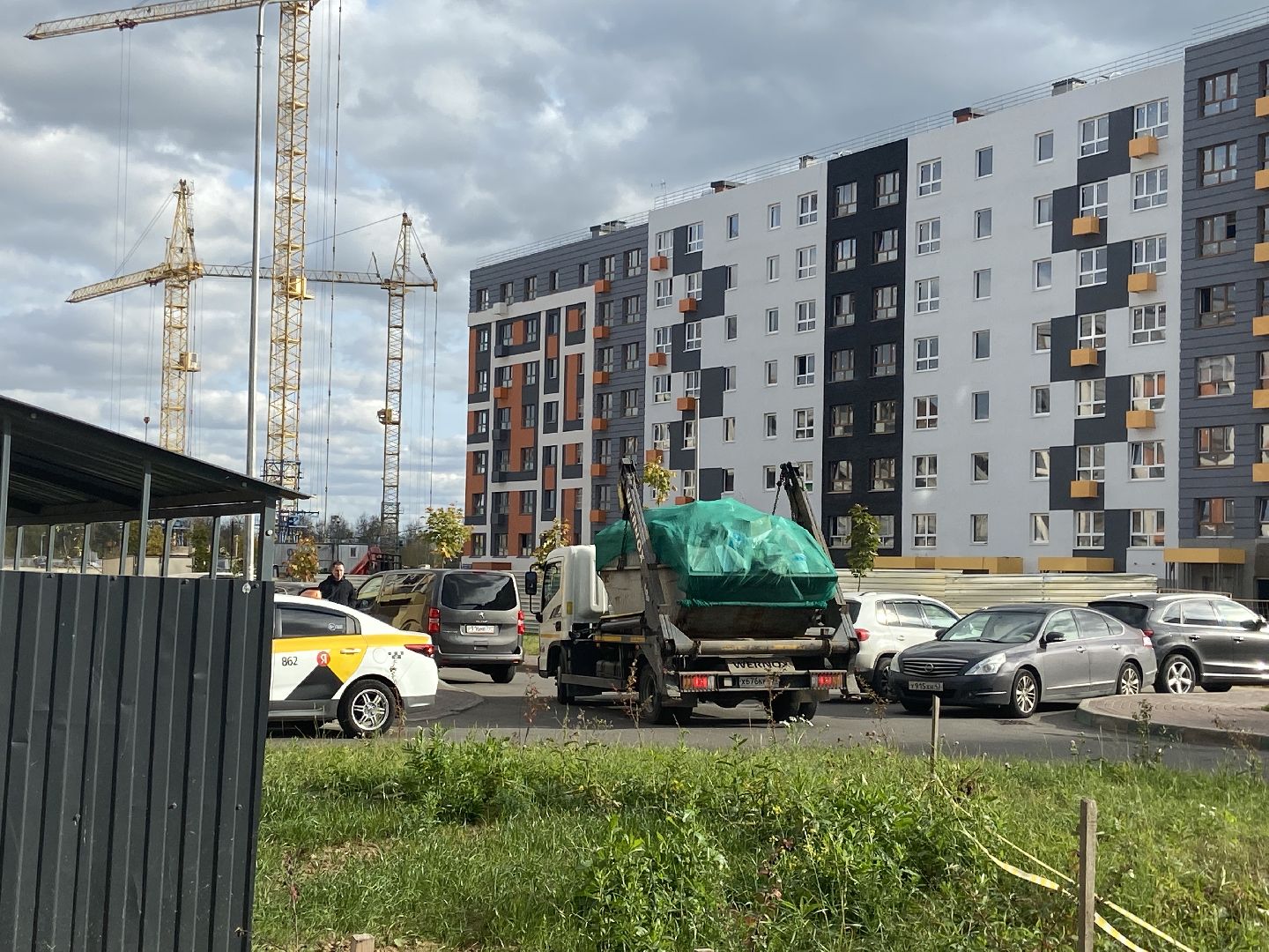 мусор, контейнерная площадка,