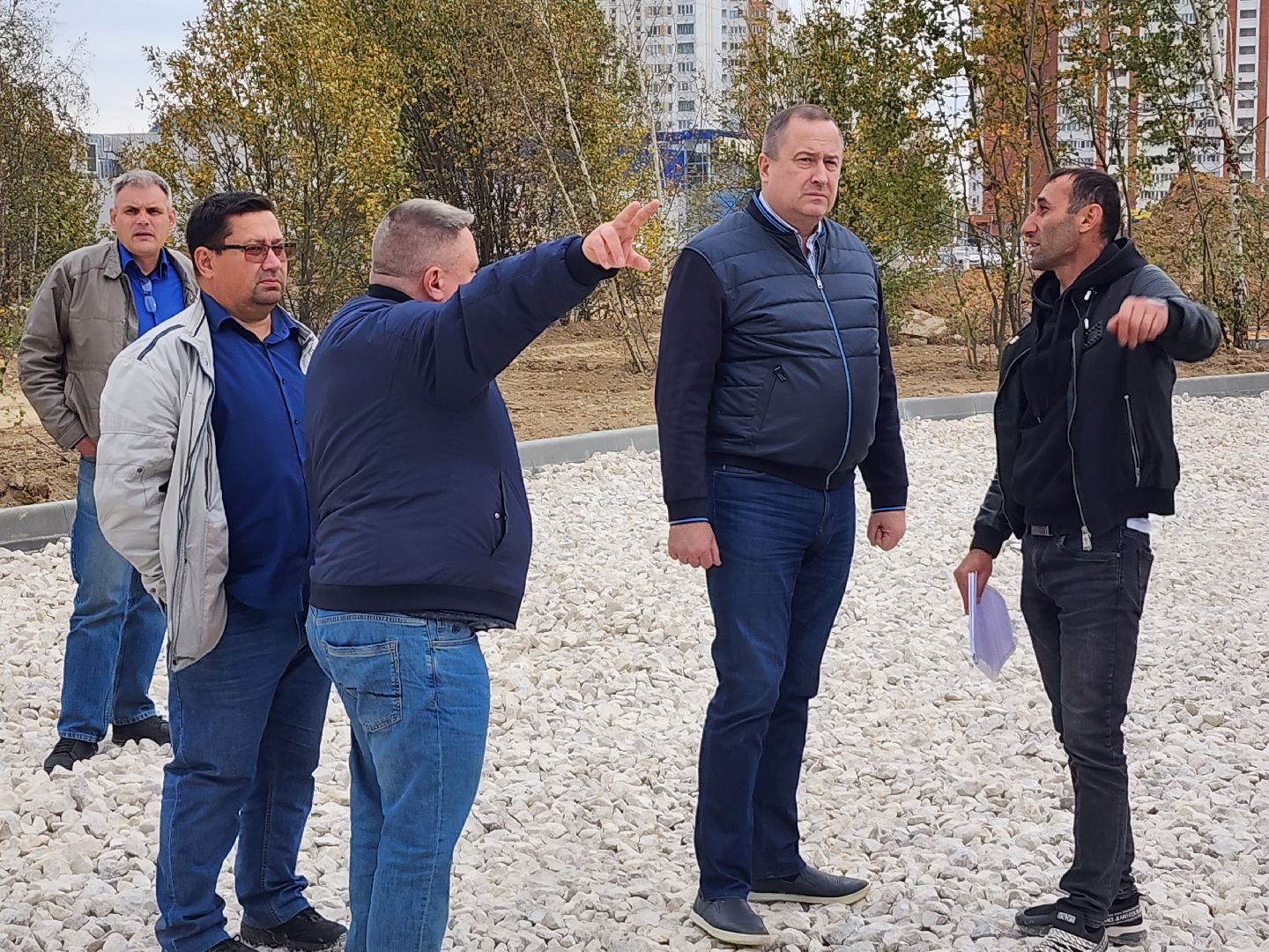 дороги, строительство дорог, серпухов, ивановские дворики, строительство поликлиники, круговой перекресток,