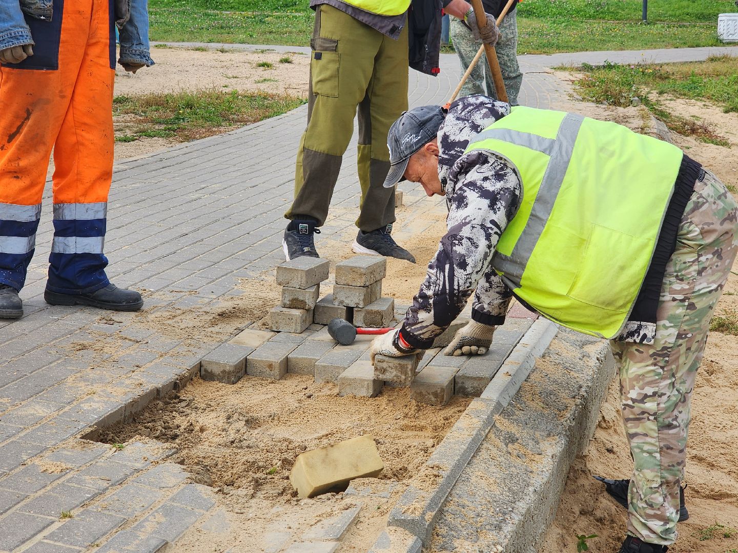 добродел, серпухов, парк жемчужина, поселок имени ногина, комбинат благоустройства, благоустройство,