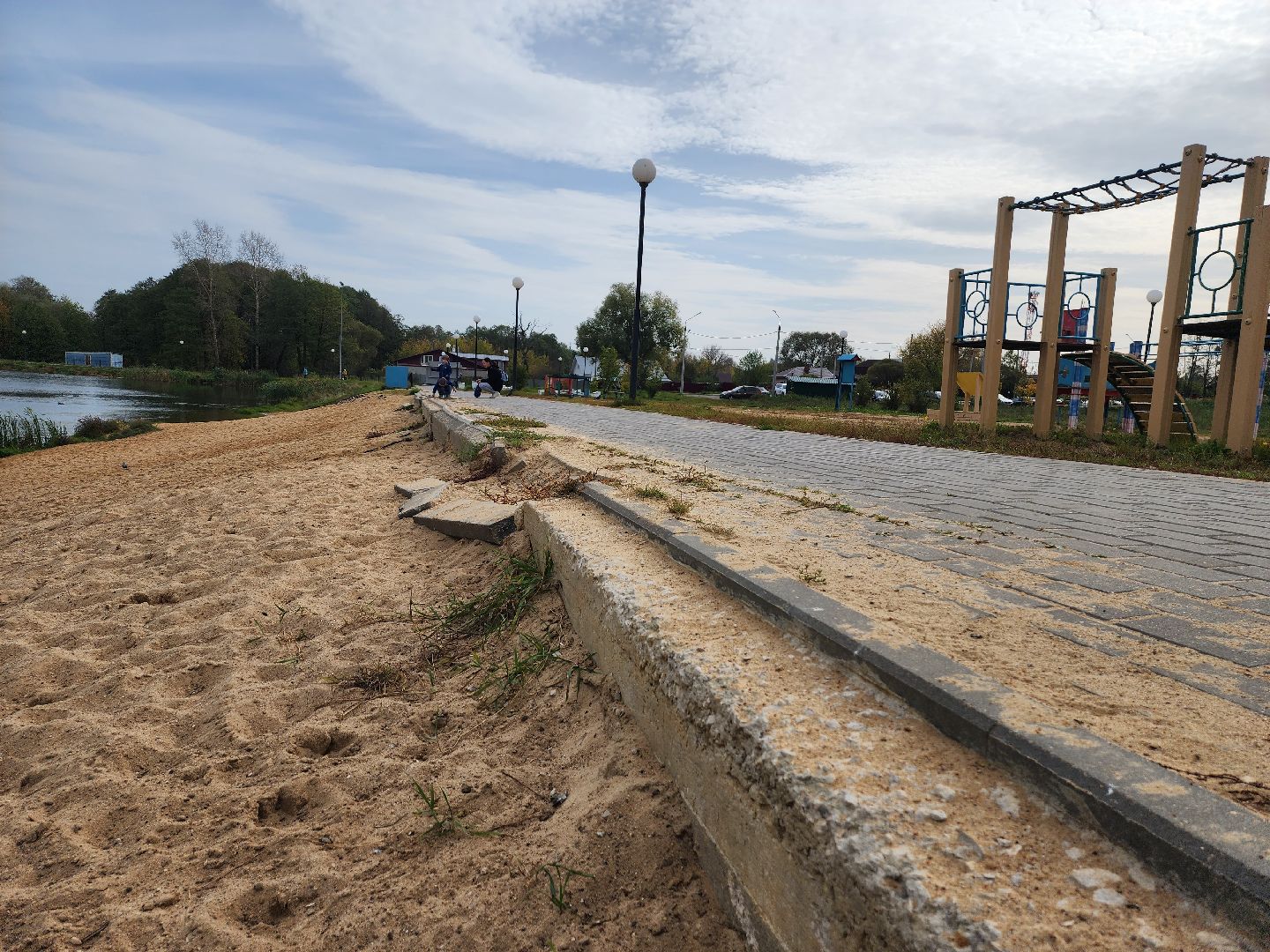 добродел, серпухов, парк жемчужина, поселок имени ногина, комбинат благоустройства, благоустройство,