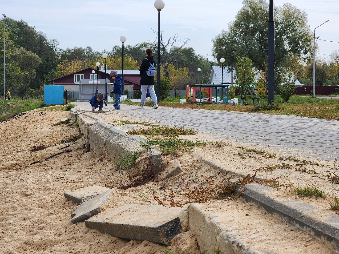 добродел, серпухов, парк жемчужина, поселок имени ногина, комбинат благоустройства, благоустройство,