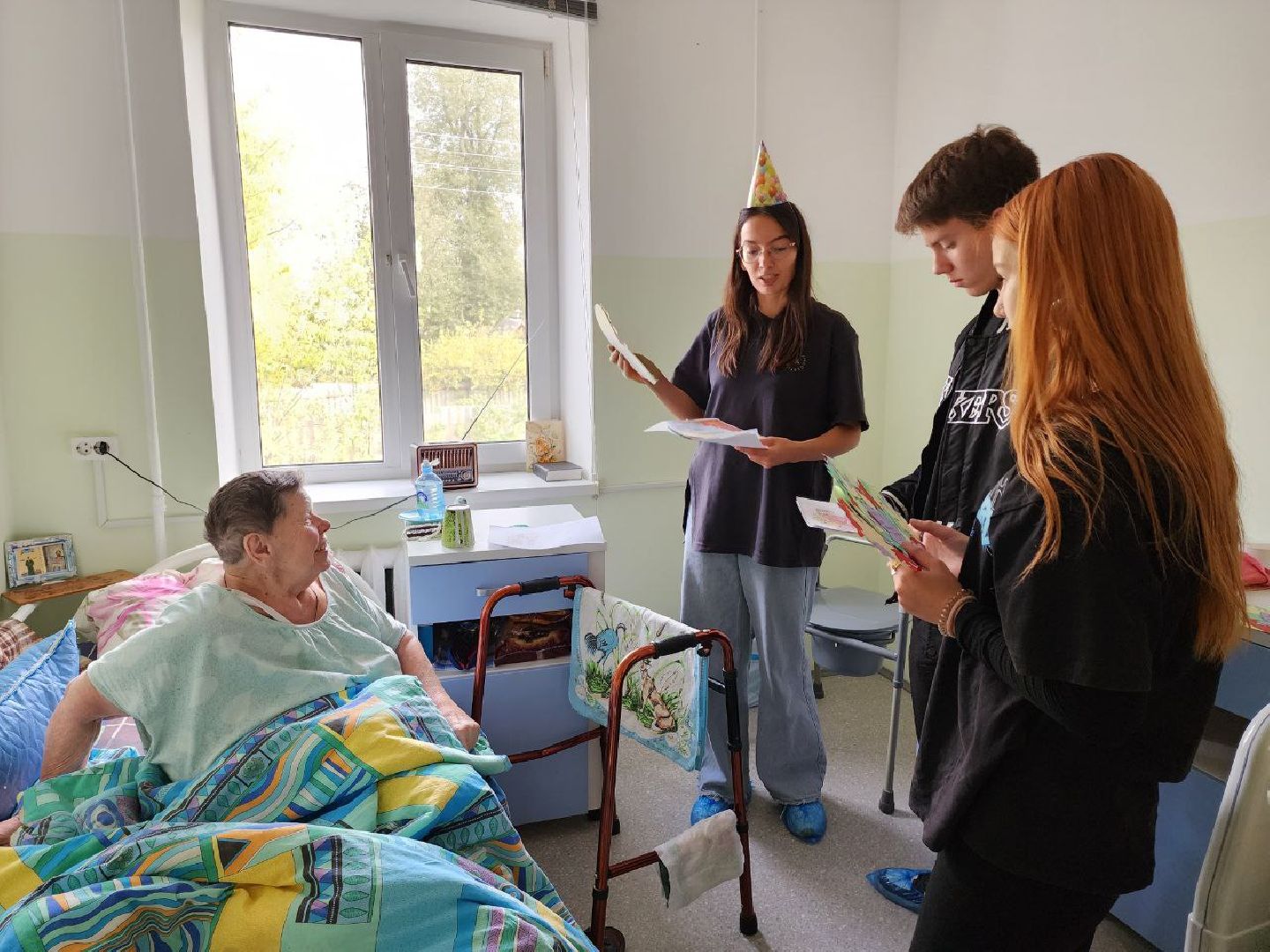 Можайск, можайский городской округ, пожилые люди, старшее поколение, волонтер, добрые дела, подмосковье, школьники, поздравления, день рождения,