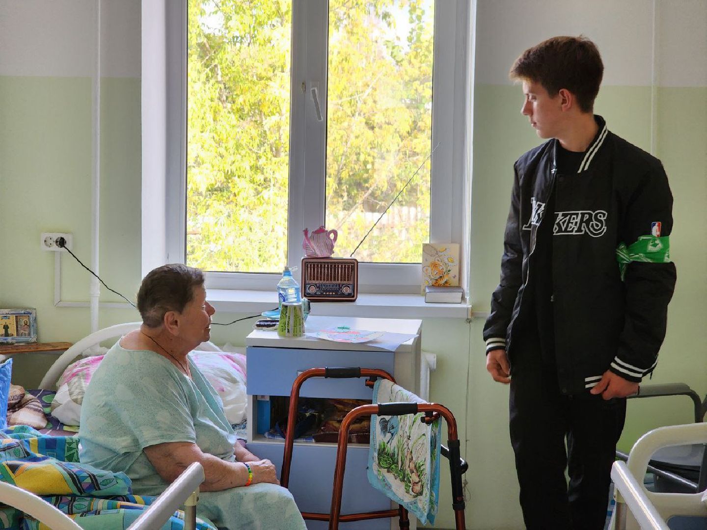 Можайск, можайский городской округ, пожилые люди, старшее поколение, волонтер, добрые дела, подмосковье, школьники, поздравления, день рождения,