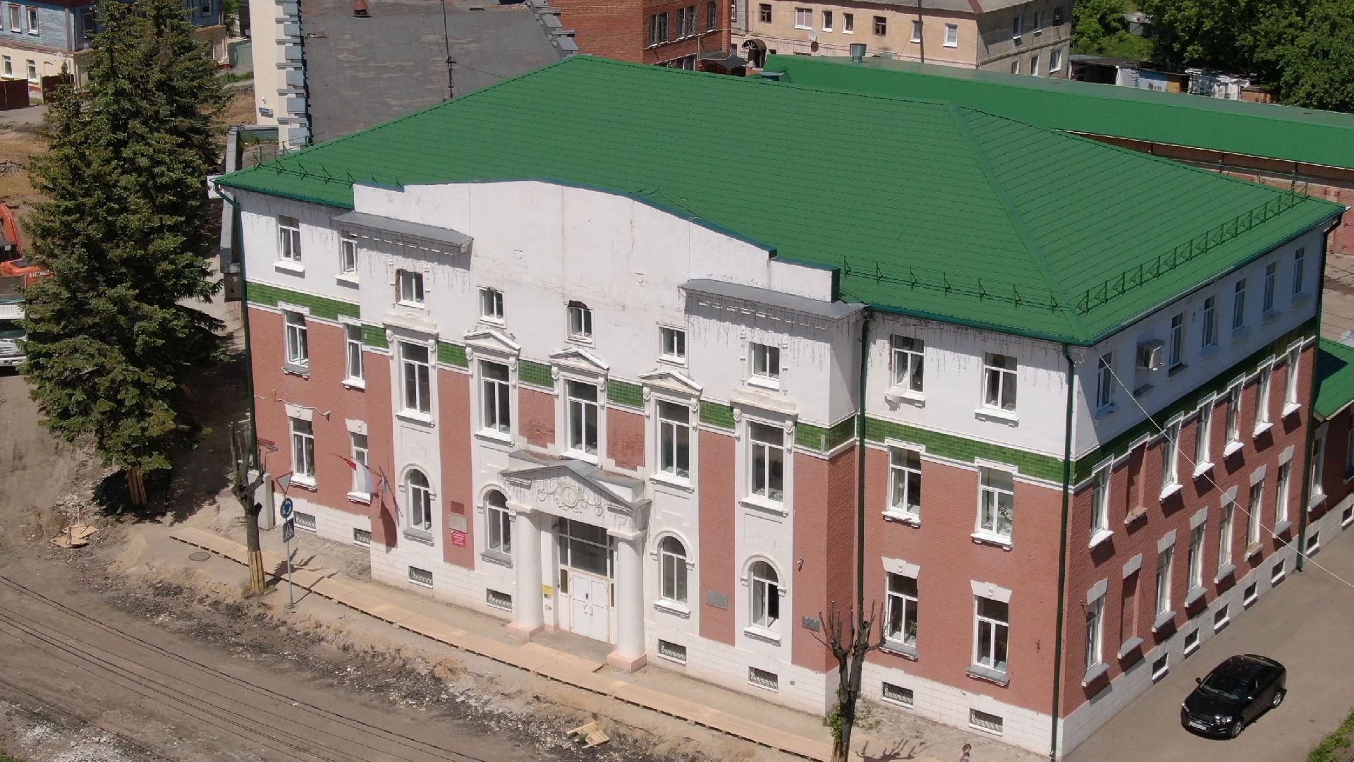 Зарайск, культура, архитектура,видео с коптера,