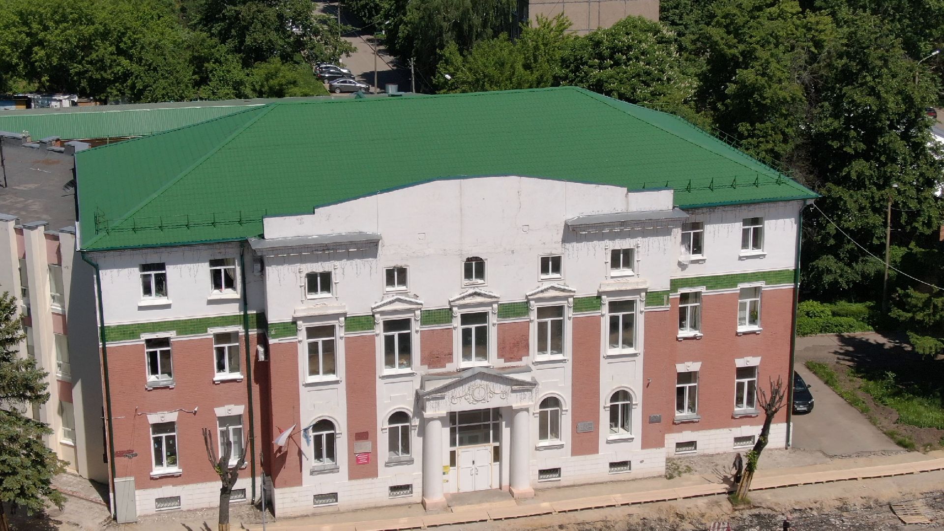 Зарайск, культура, архитектура,видео с коптера,